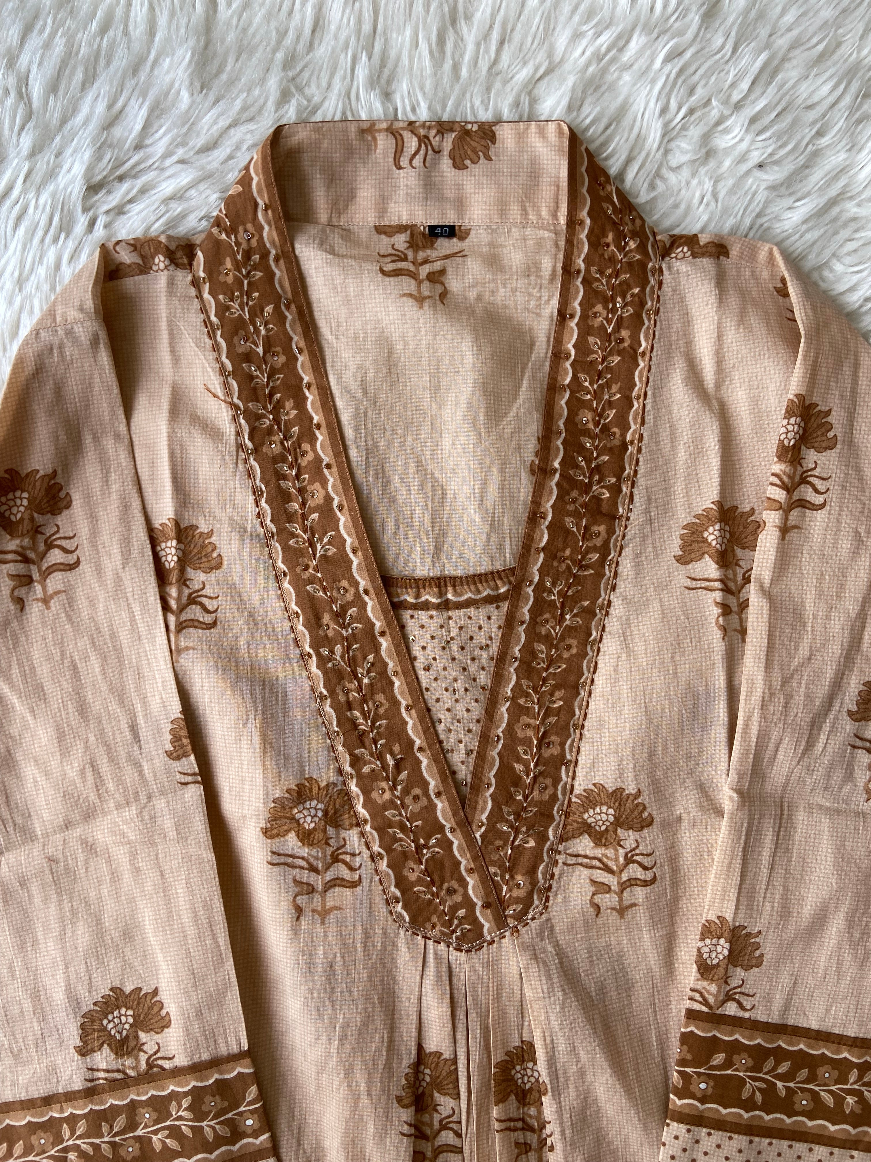 Premium Cotton Kurti Pant Dupatta Set