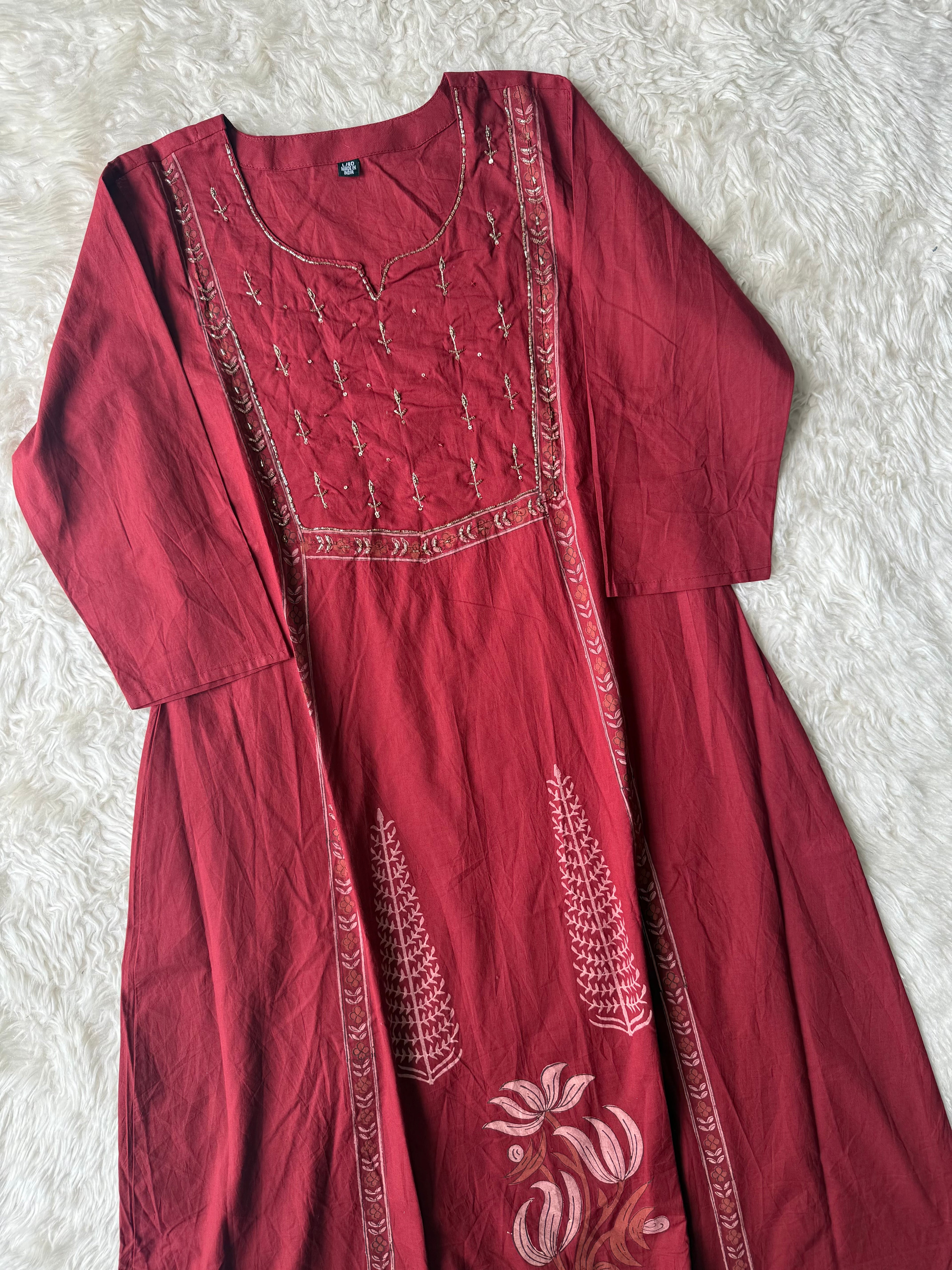Premium Cotton Kurti Pant Dupatta Set