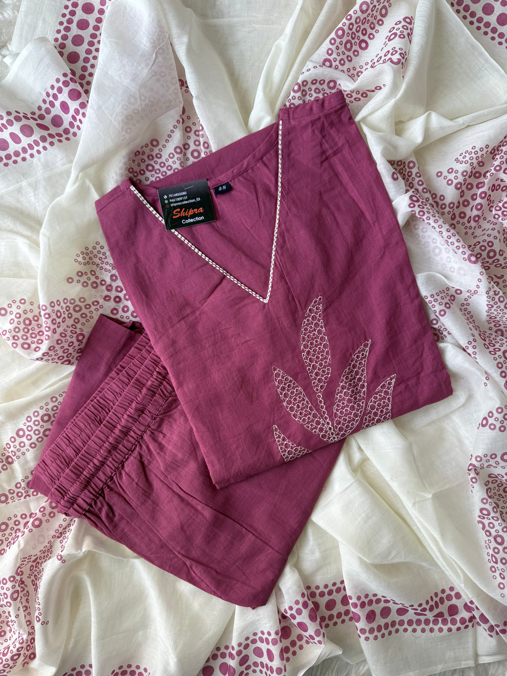 Premium Cotton Thread Work Collection