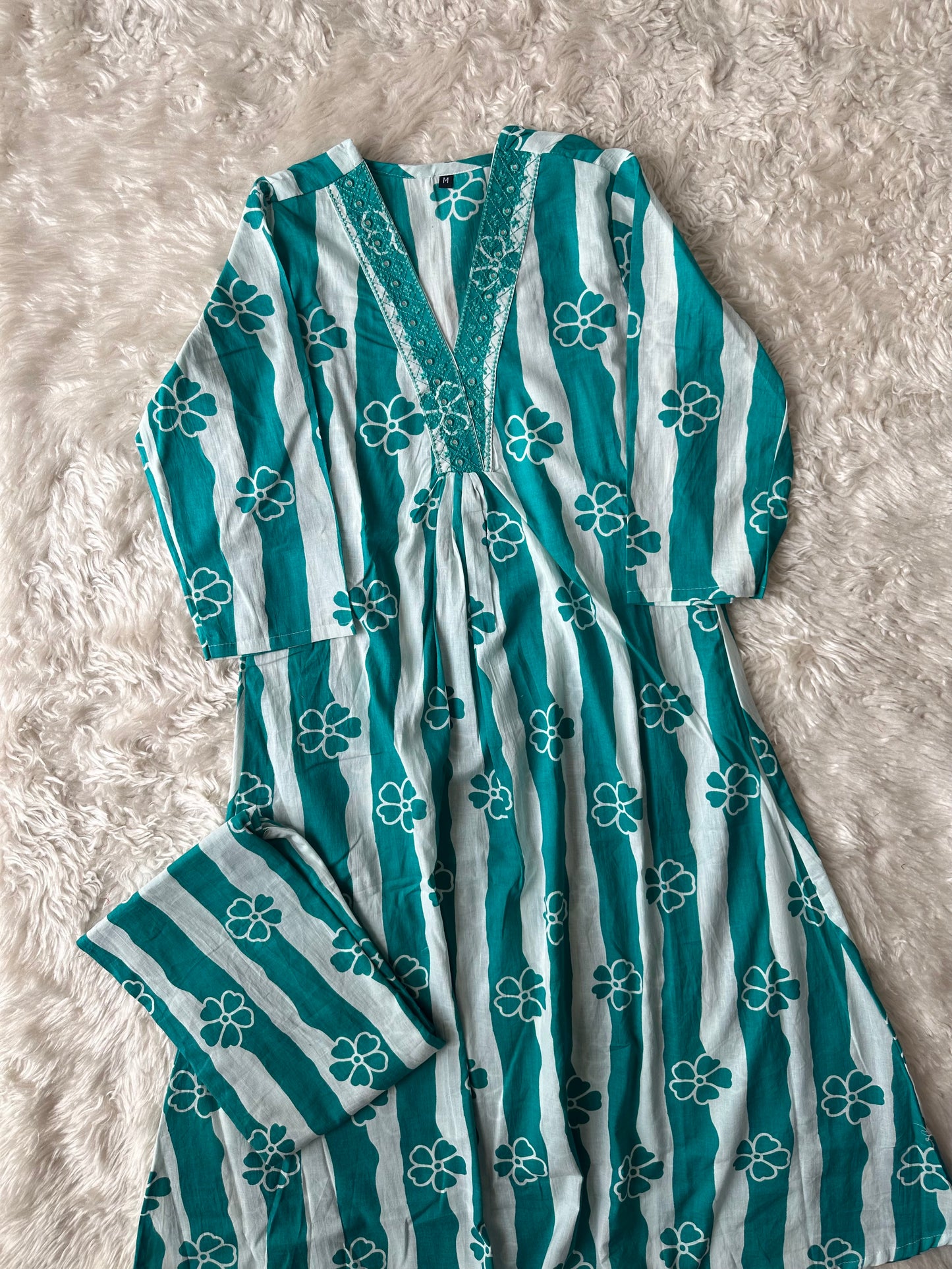 Cotton Kurti Pant Set