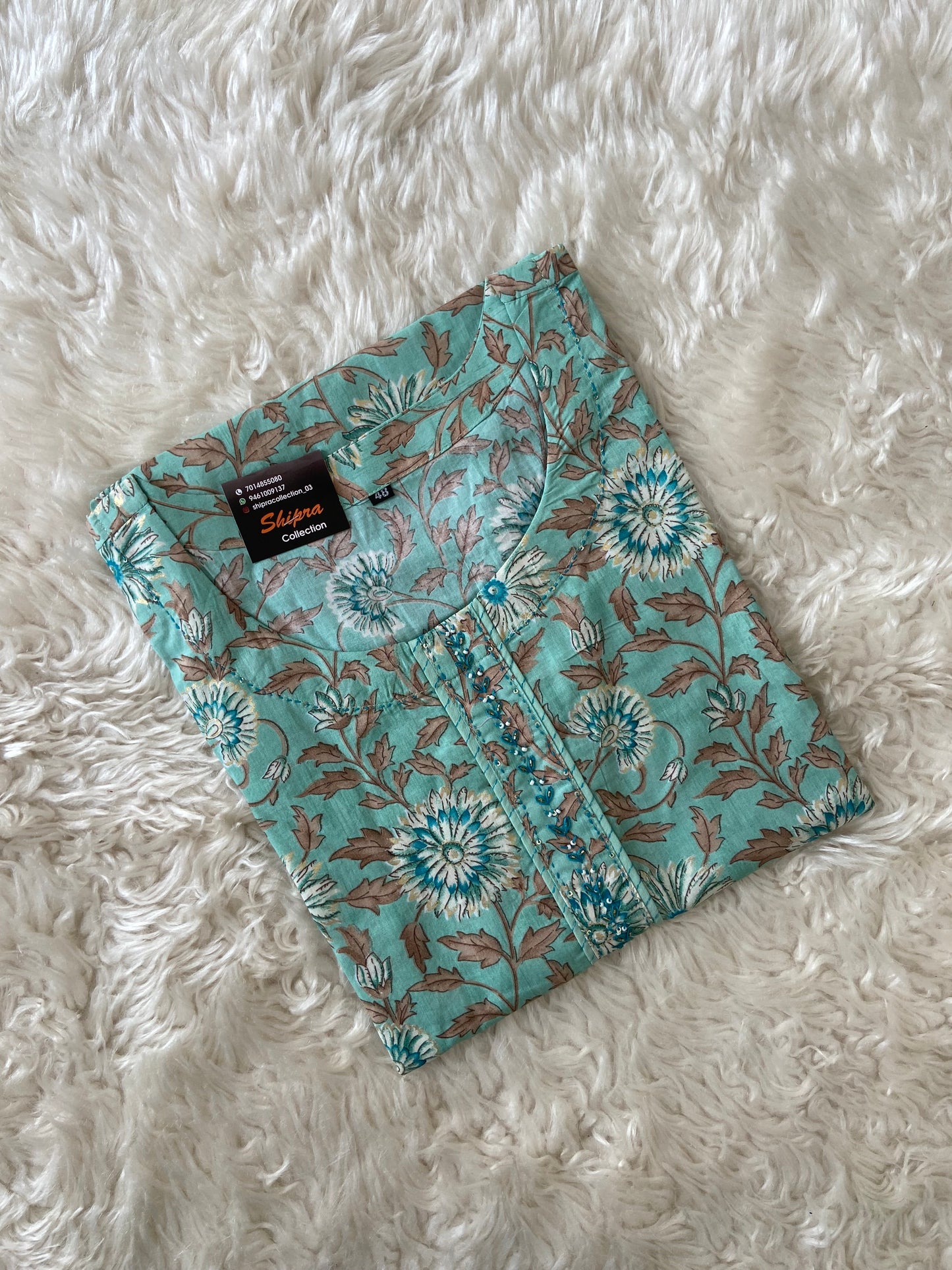 Premium Cotton Kurti Pant Set