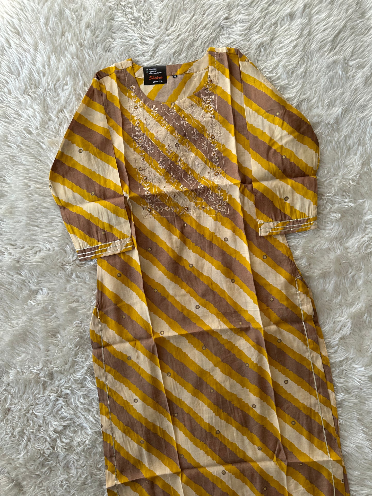 Pure Muslin Silk kurti