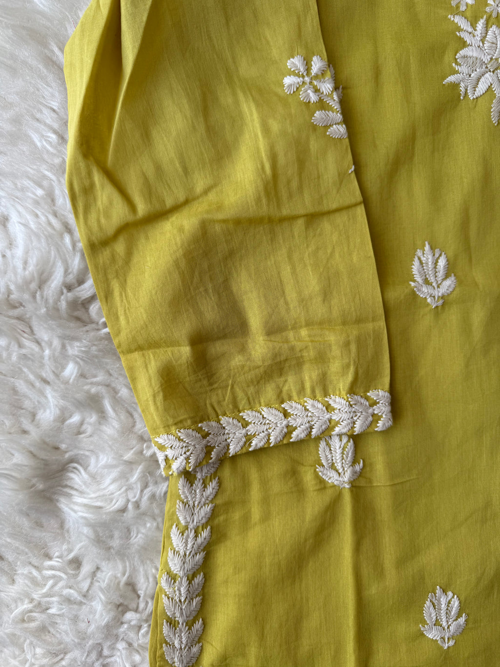 Mul Cotton Short Kurti with Lining