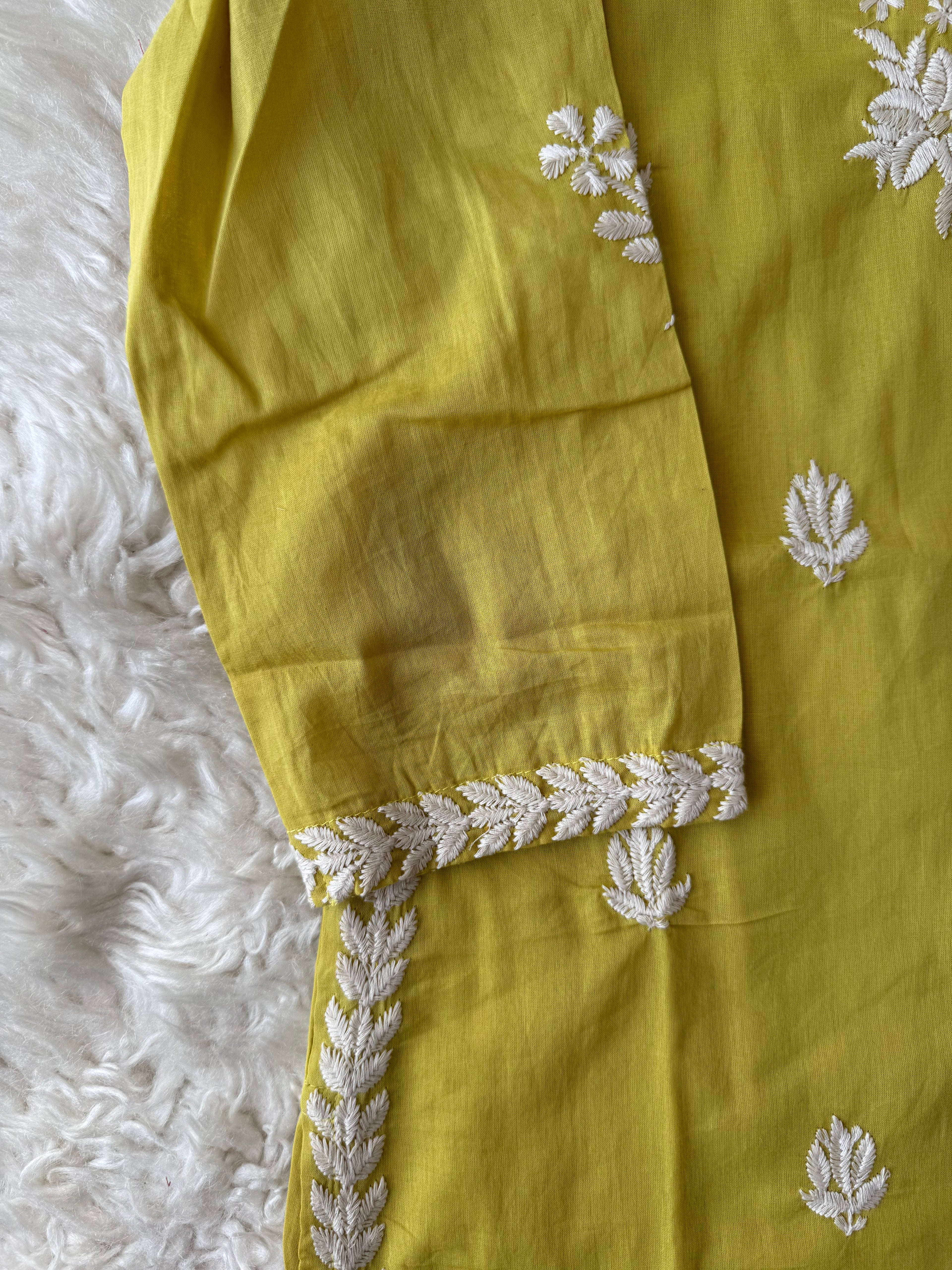 Mul Cotton Short Kurti with Lining