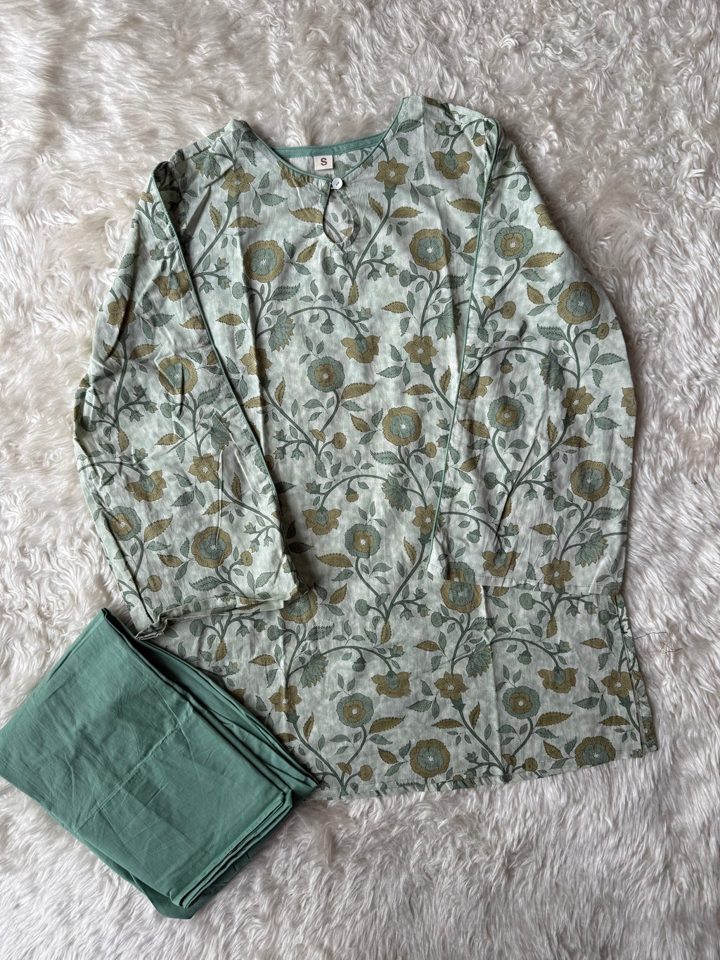 Premium Cotton Kurti Farshi Salwar Set