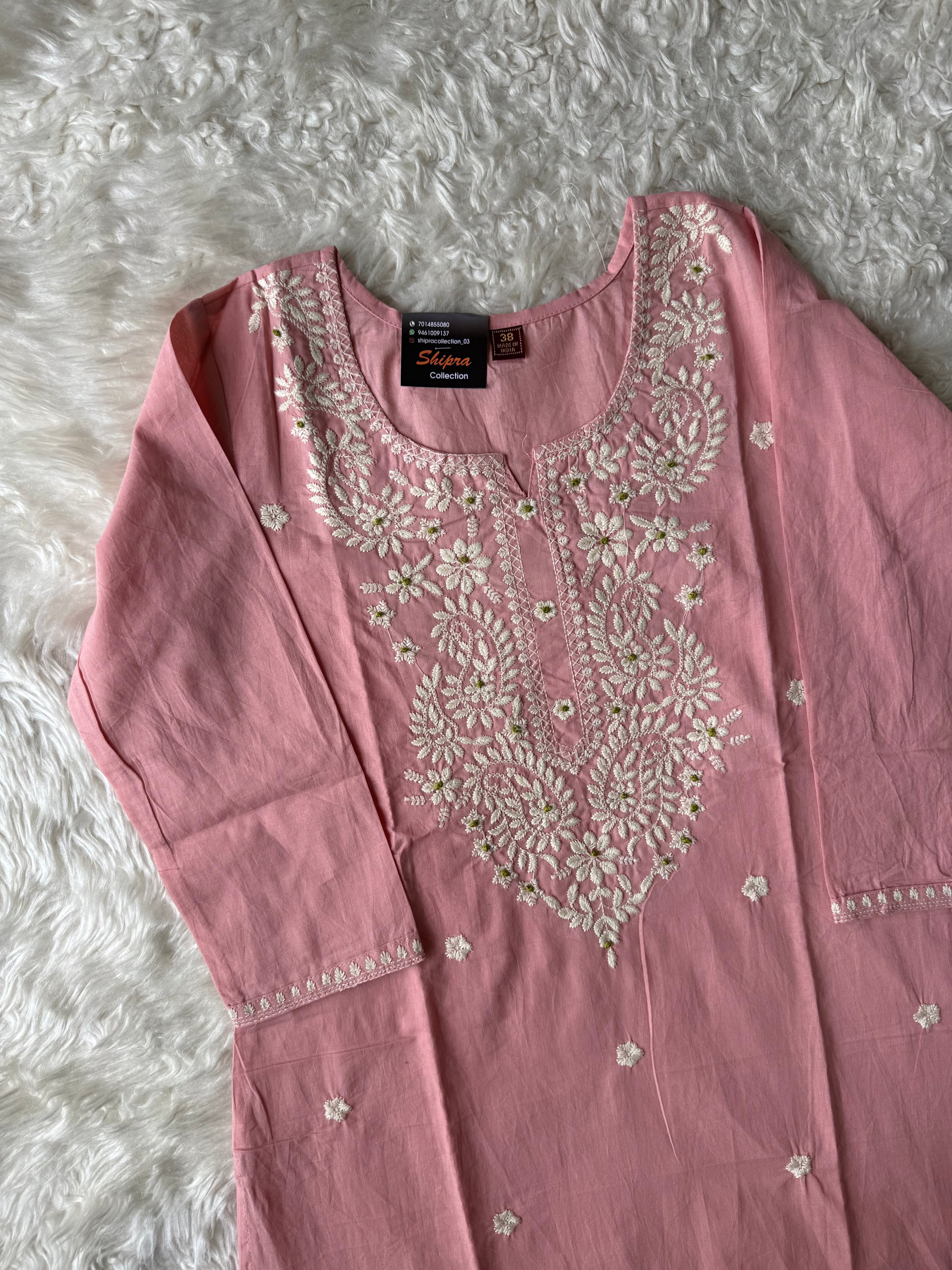 Premium Cotton Kurti Pant Dupatta Set