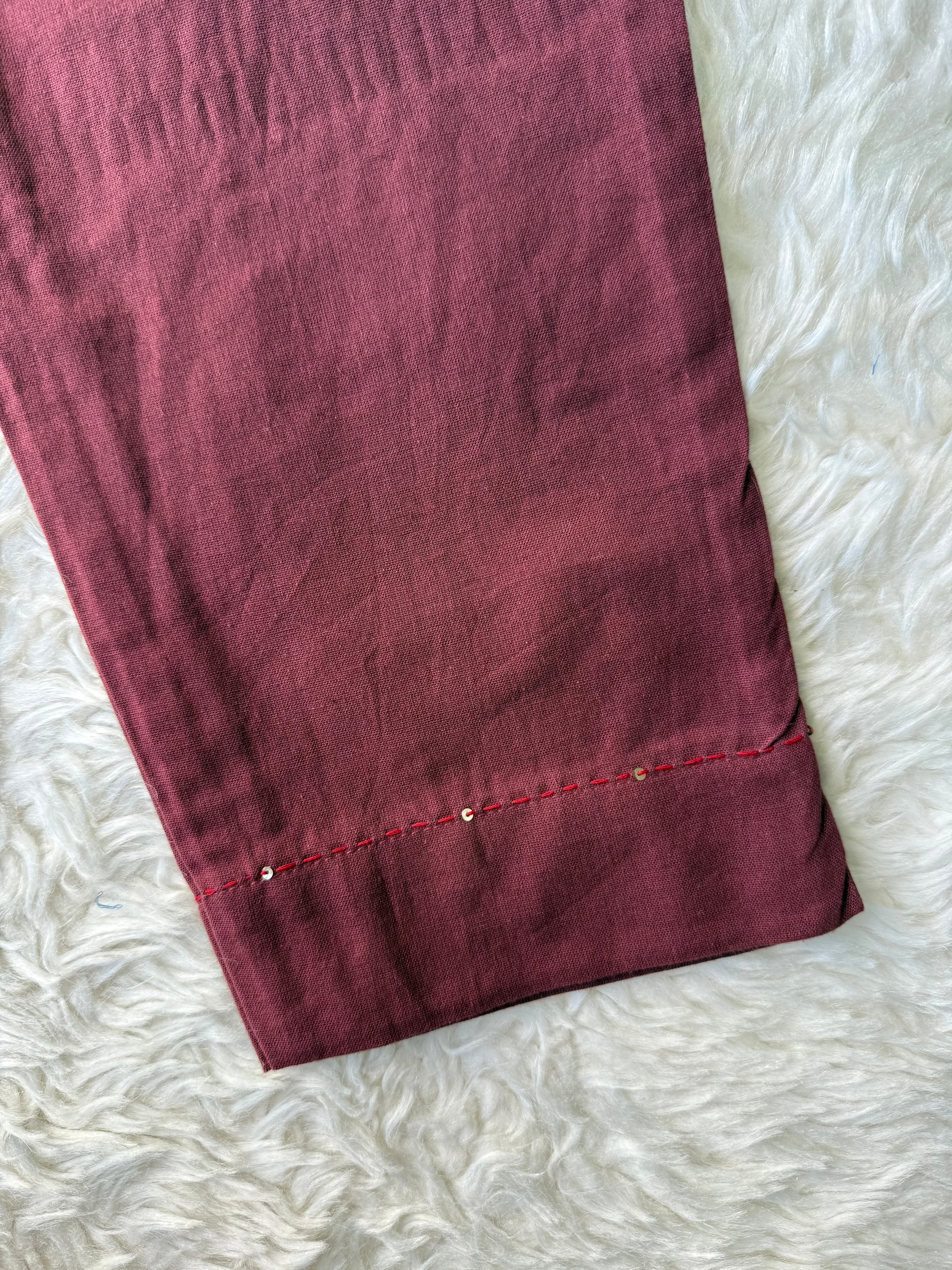 Premium Khadi Cotton Kurti Pant Set