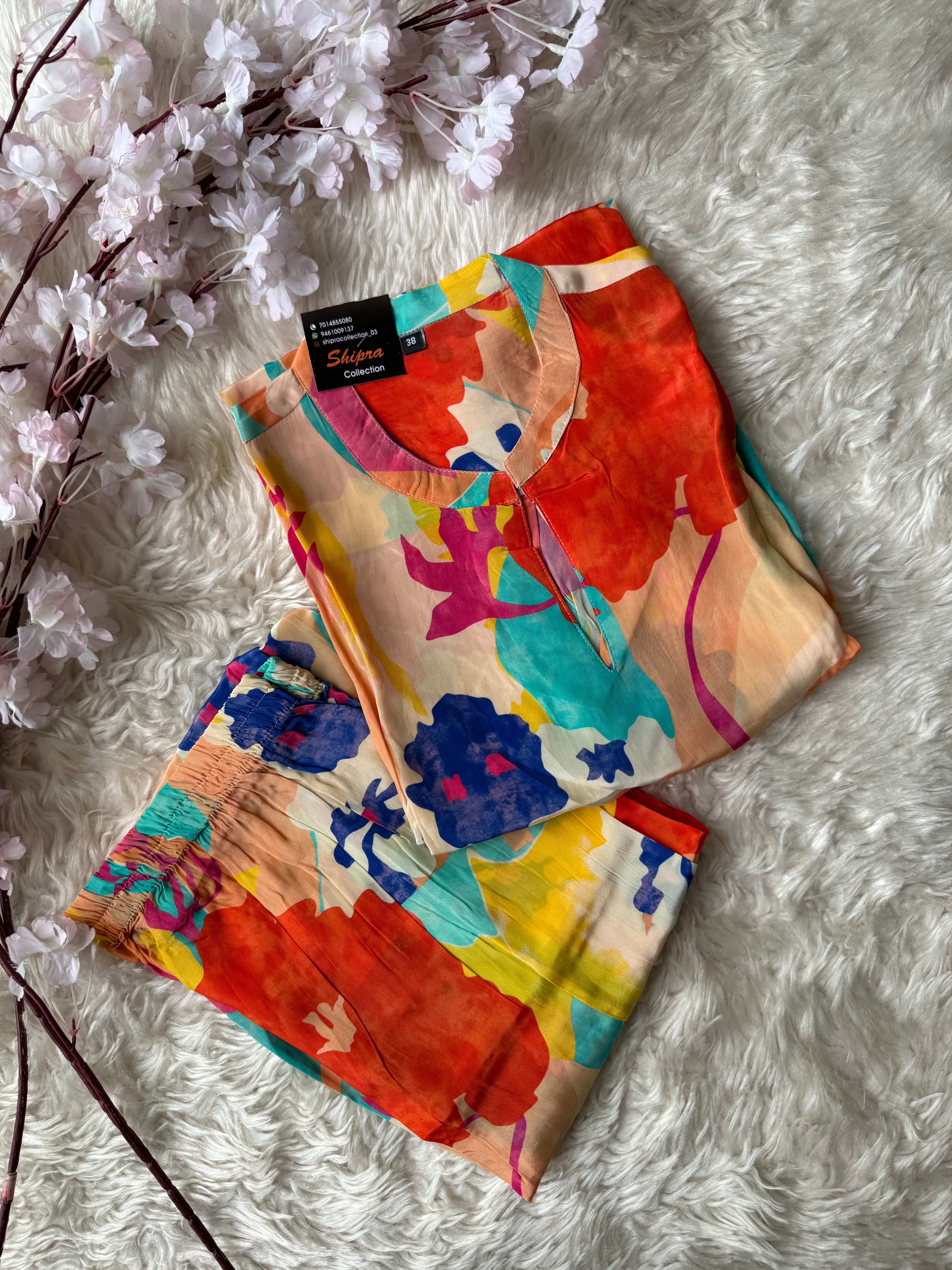 Crepe Silk Co-ord Set