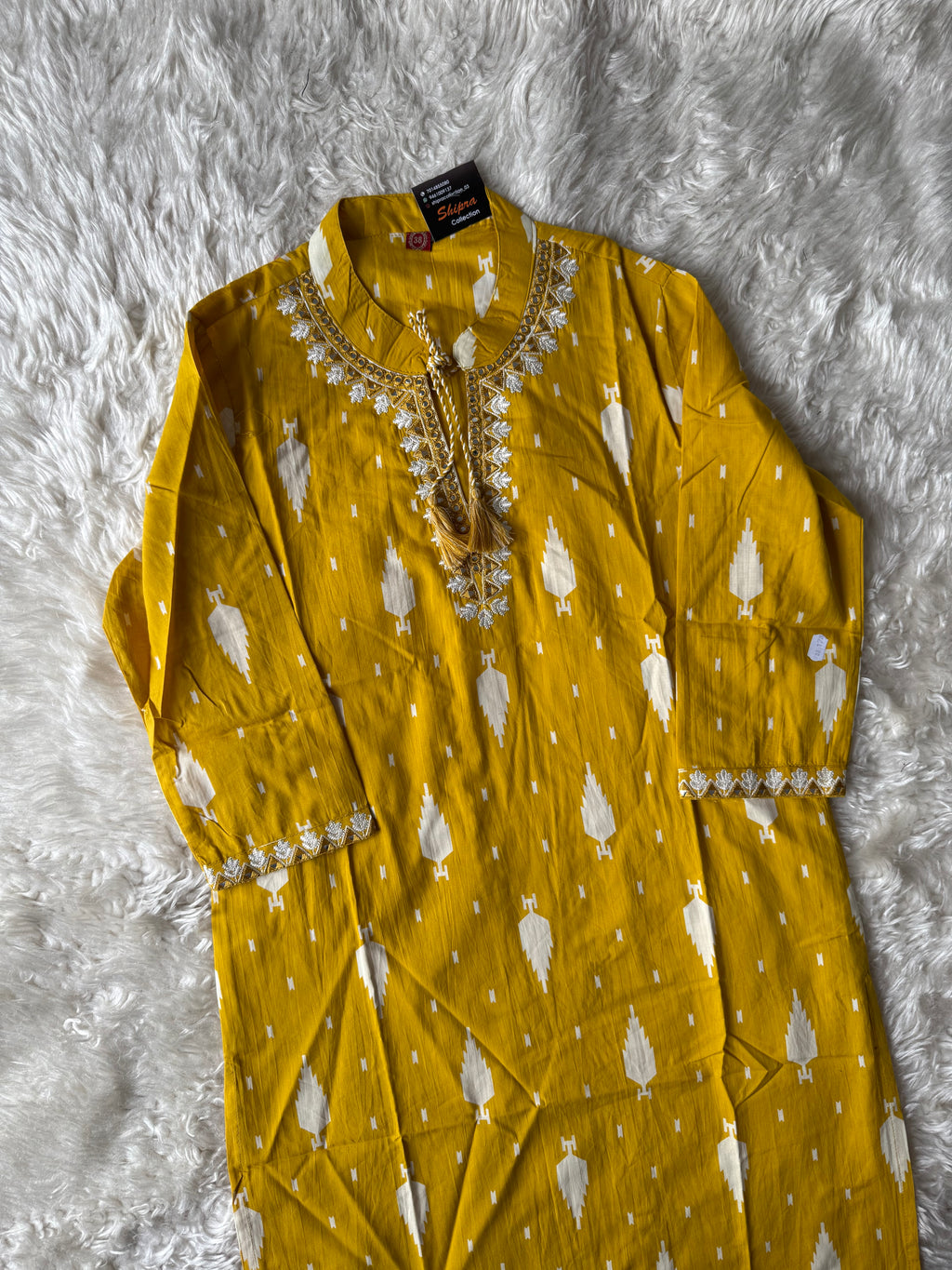 Pure Cotton Kurti Pant Dupatta Set