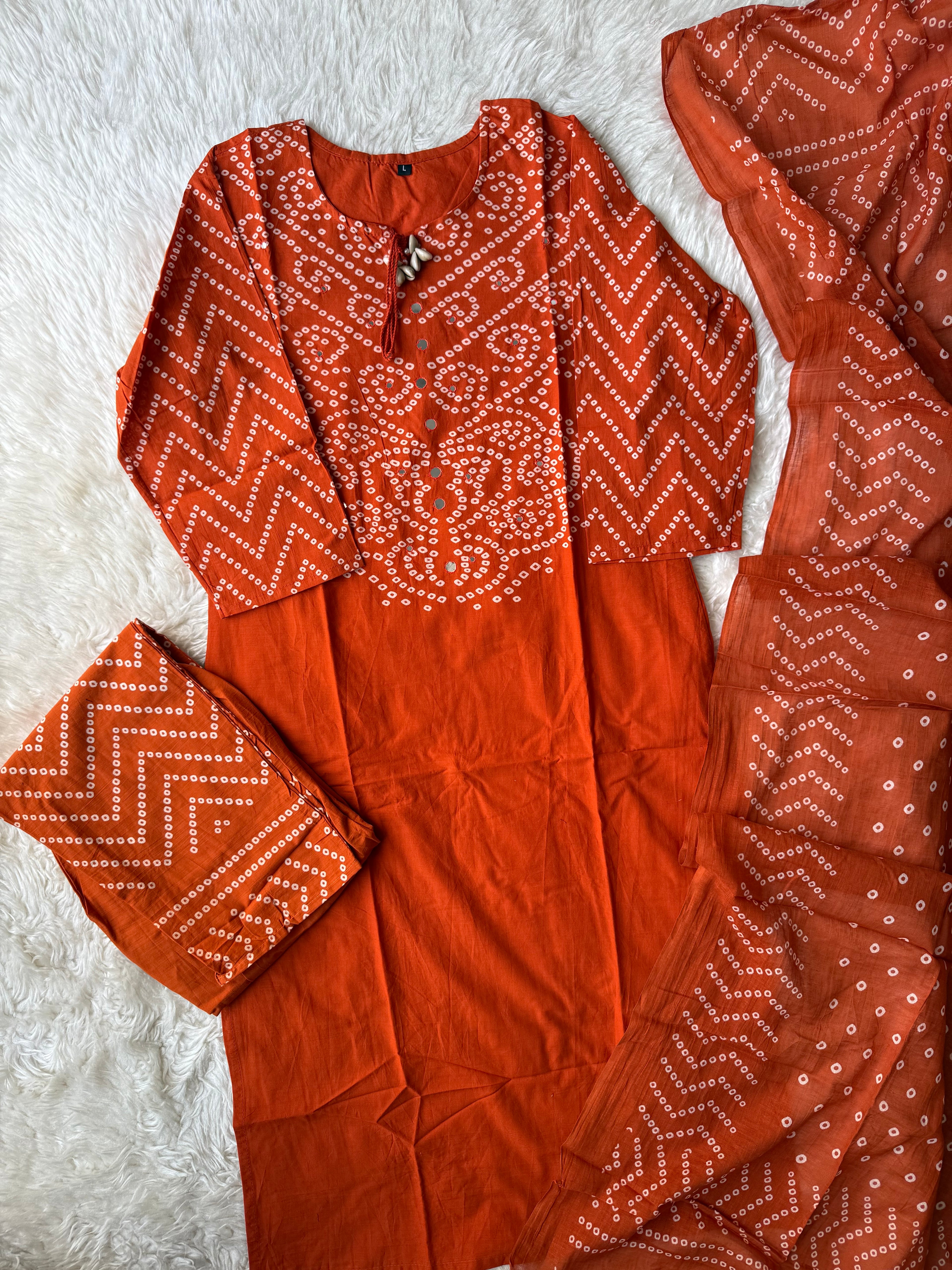 Budget Friendly Kurti Pant Dupatta Set