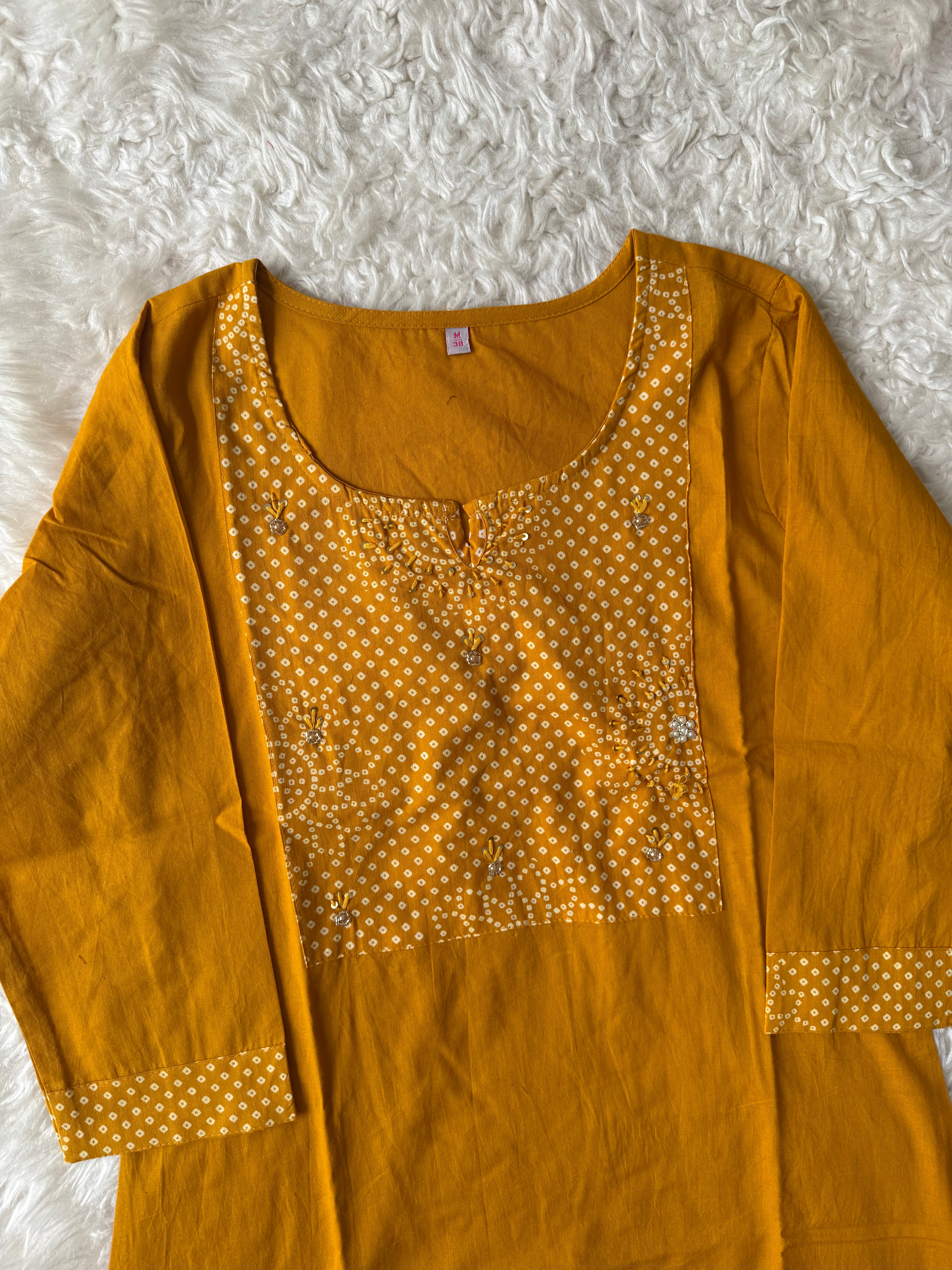 Premium Cotton Kurti Pant Set