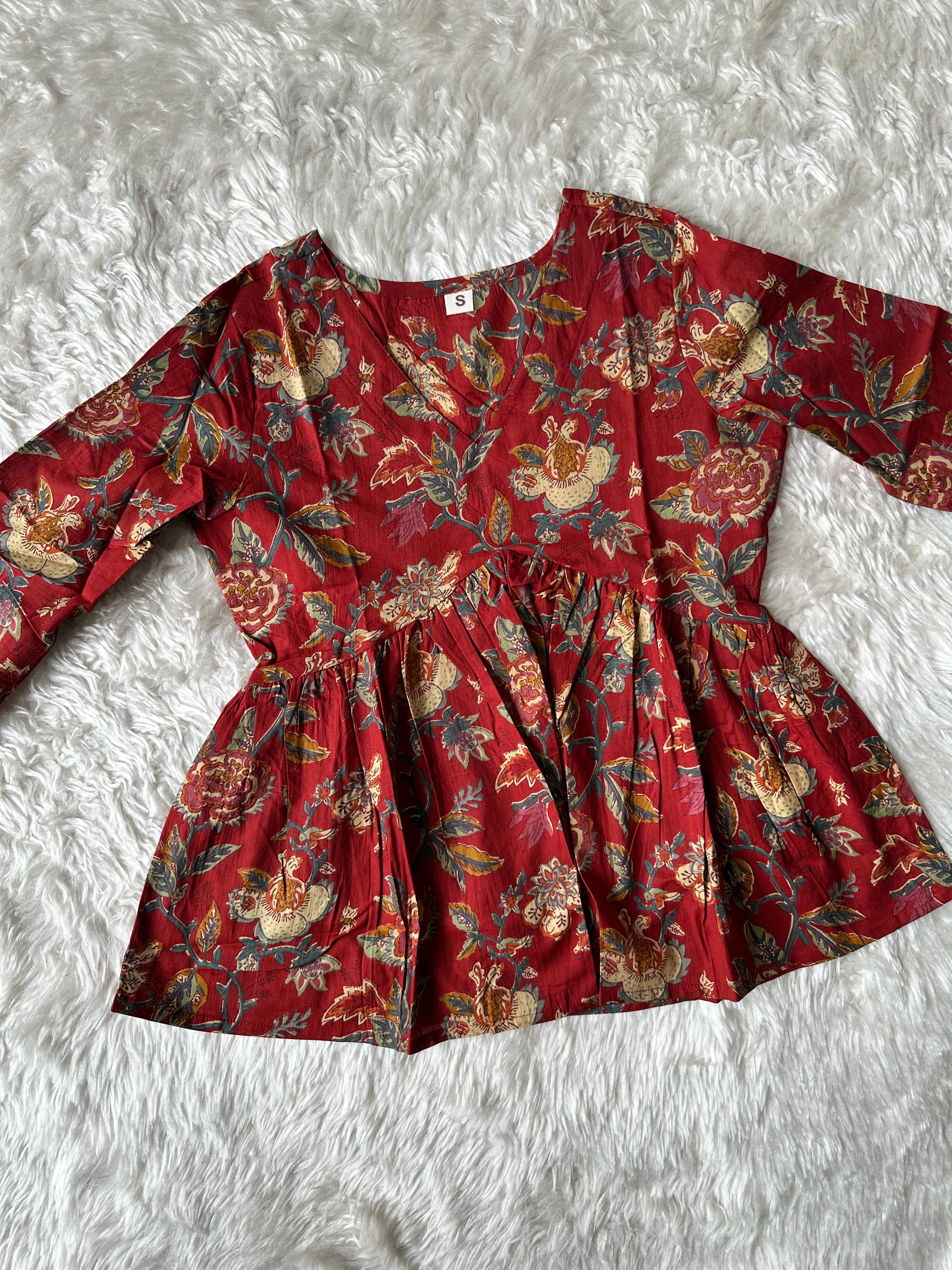 Premium Cotton Peplum Kurti