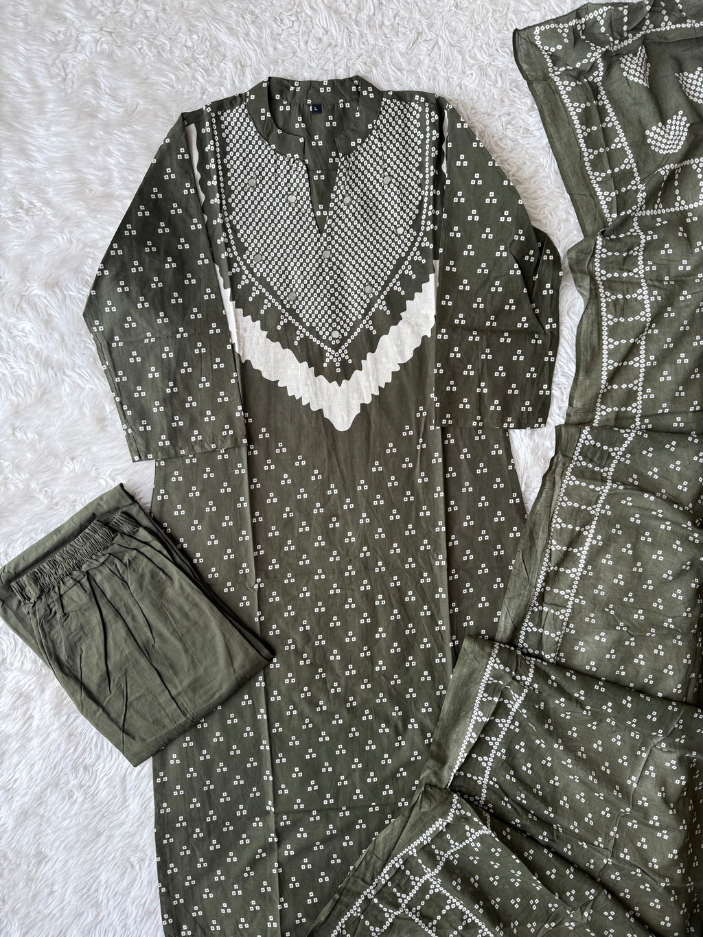 Budget Friendly Kurti Pant Dupatta Set