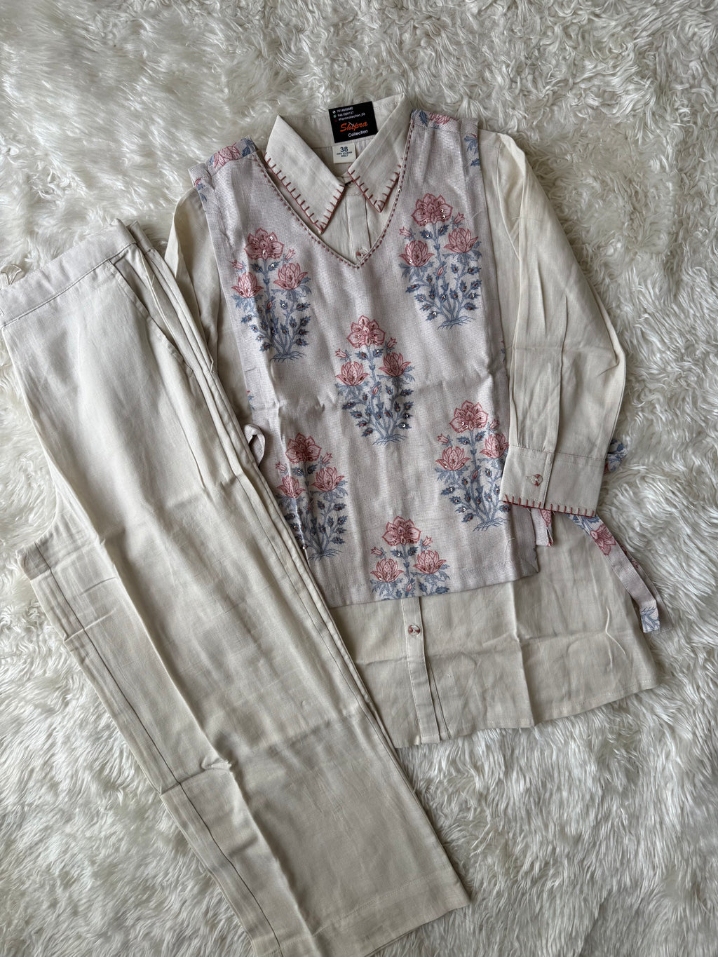 Jute Linen Co-ord Set