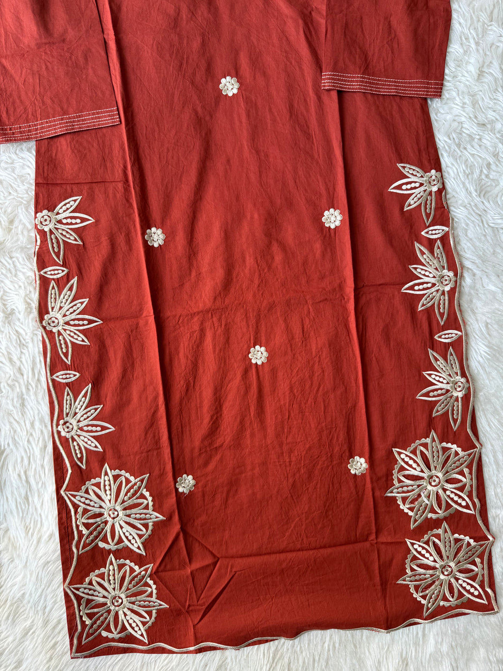 Premium Cotton Kurti Plazo Dupatta Set
