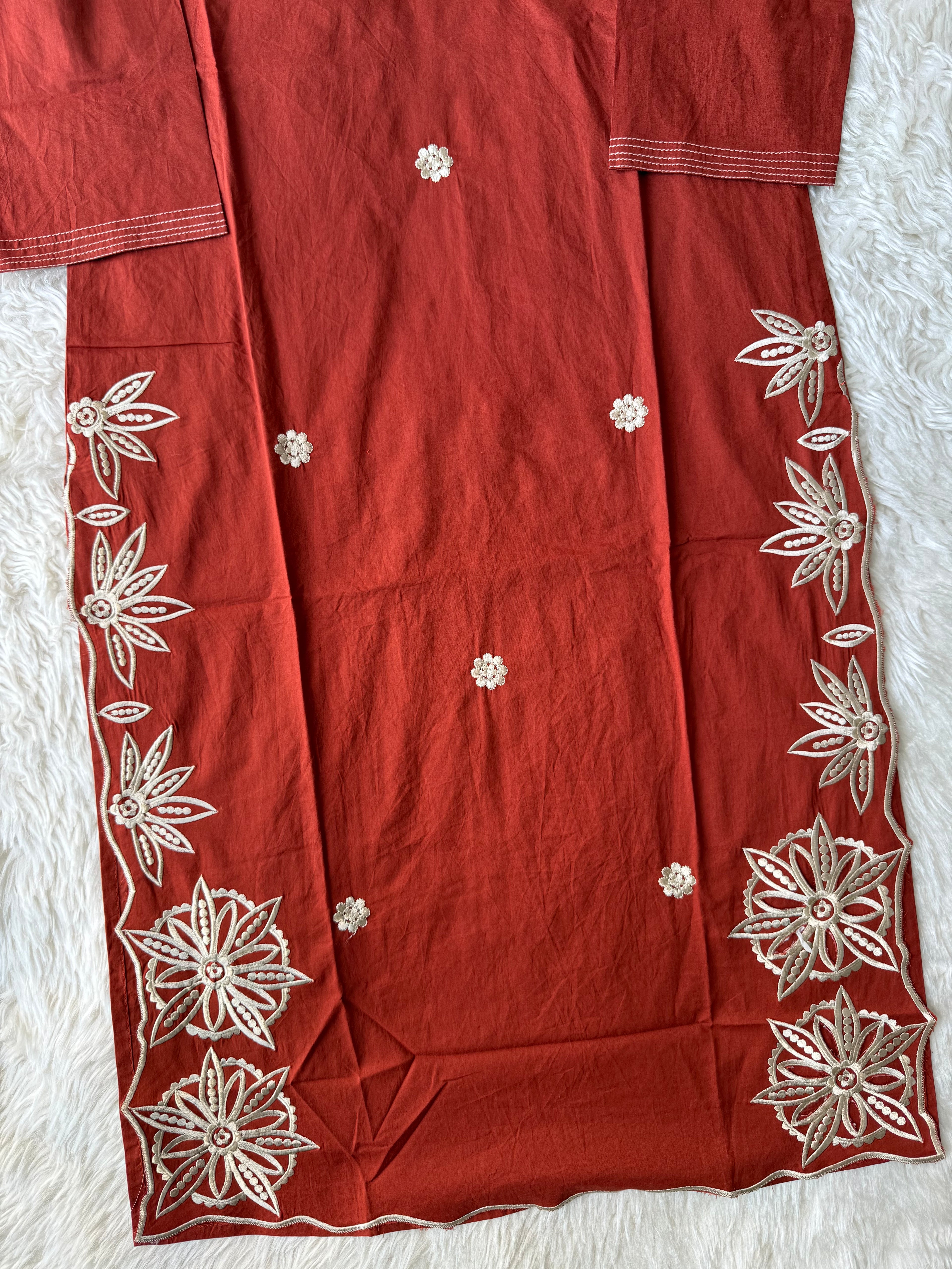 Premium Cotton Kurti Plazo Dupatta Set