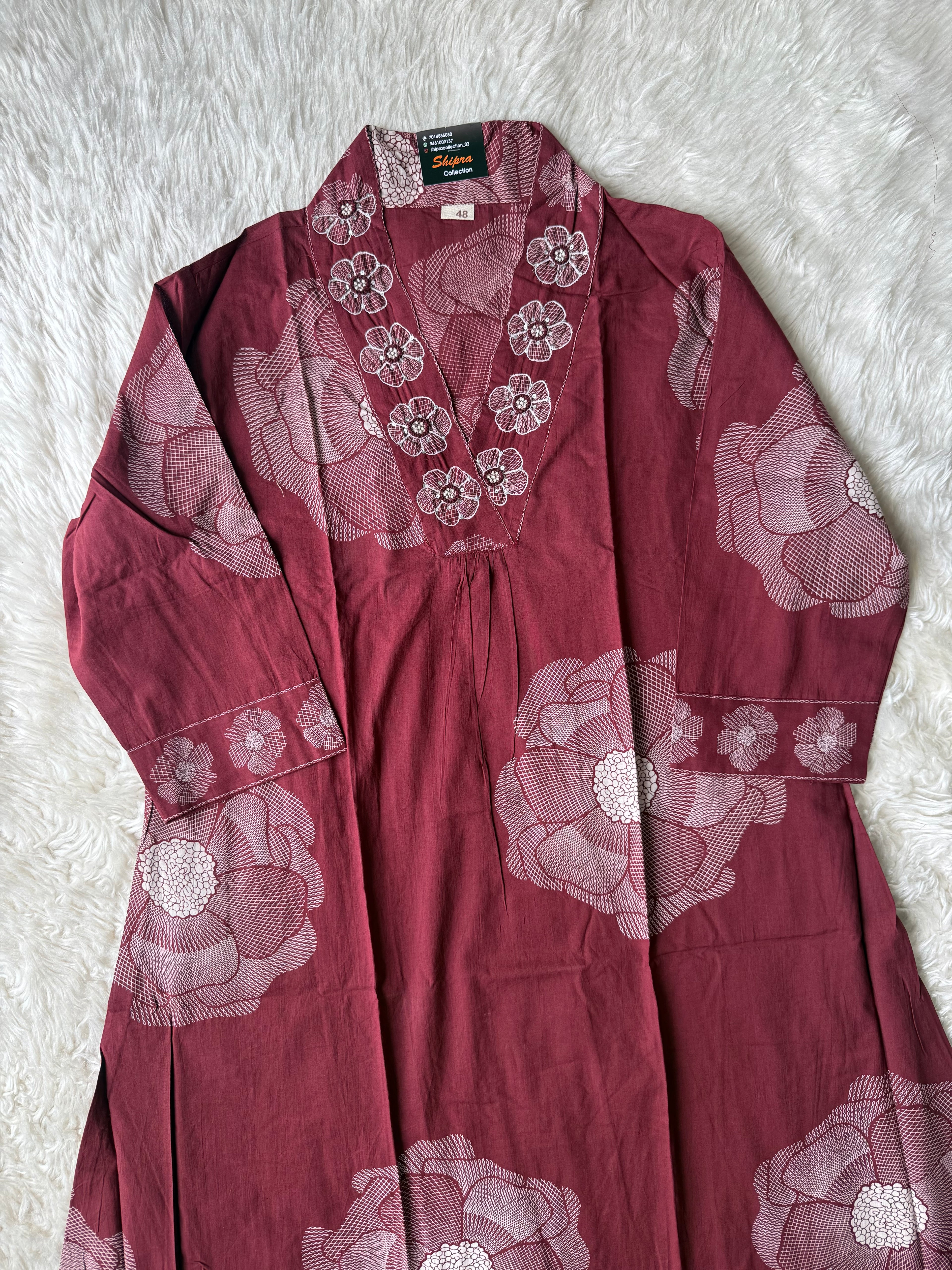 Premium Cotton Kurti Pant Dupatta Set