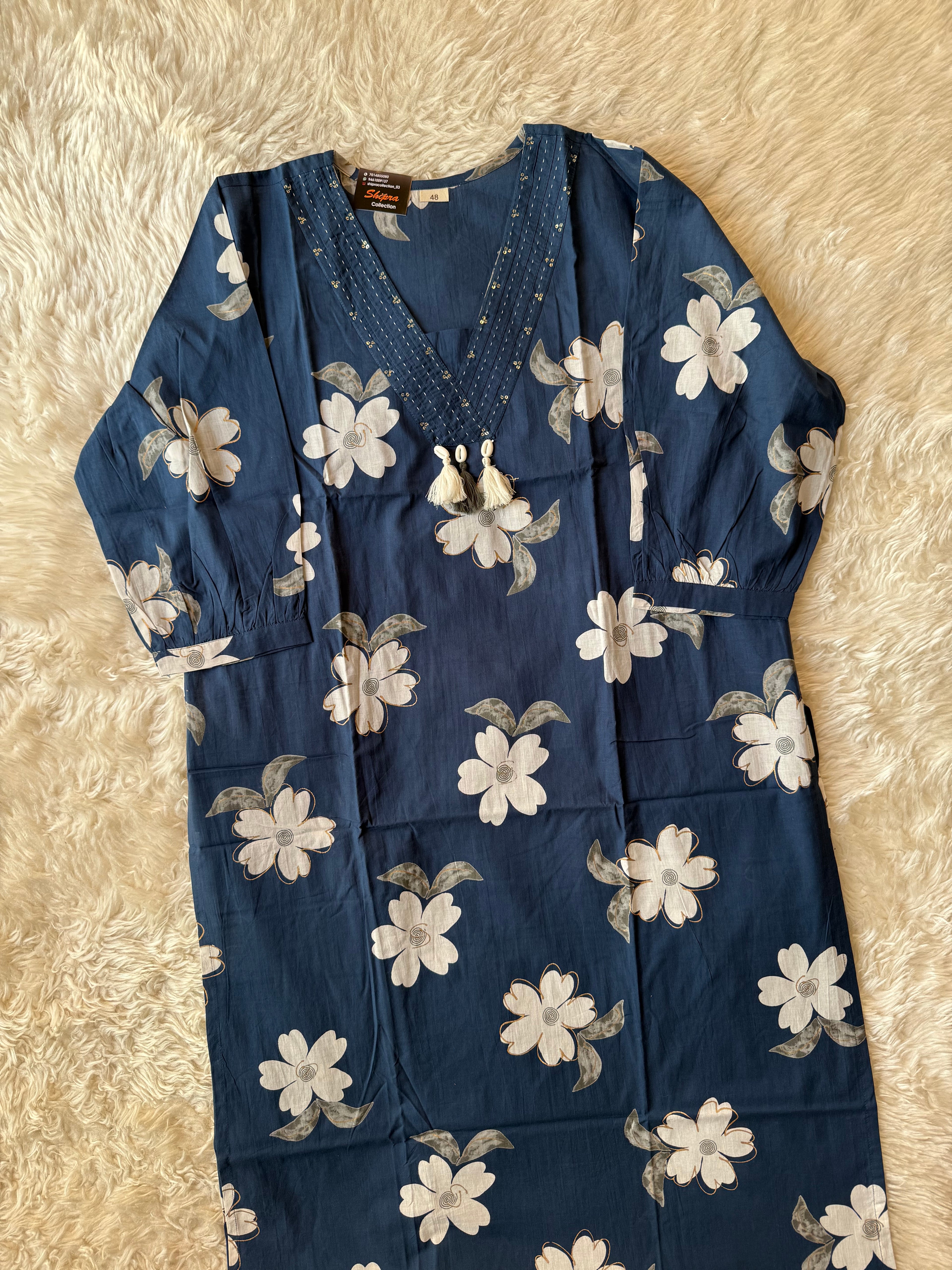 Premium Cotton Kurti Pant Dupatta Set
