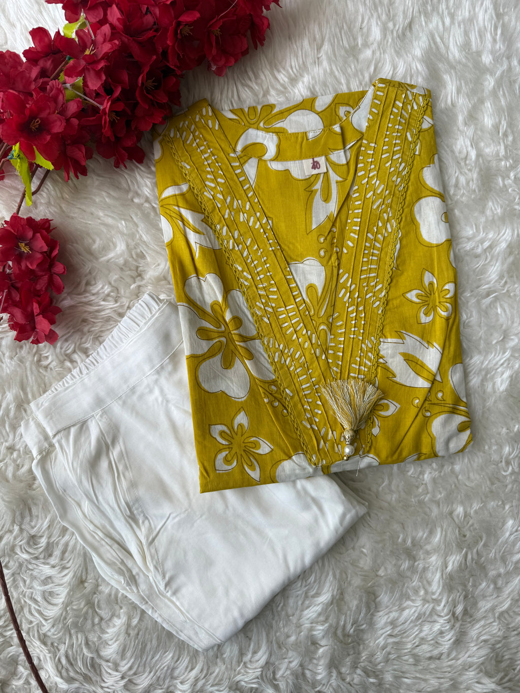 Premium Cotton Kurti Pant Set