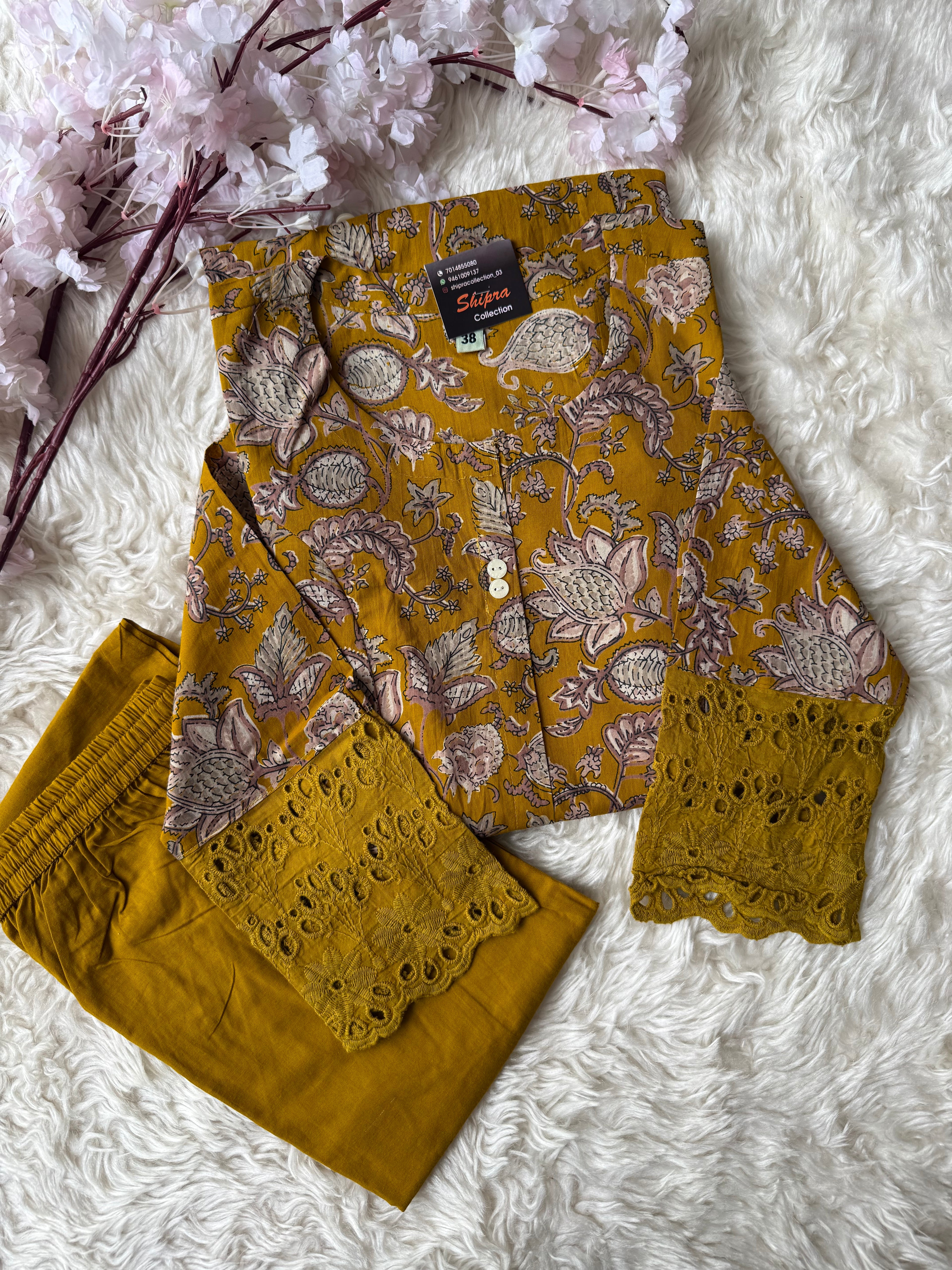 Pure Cotton Kurti Pant Set