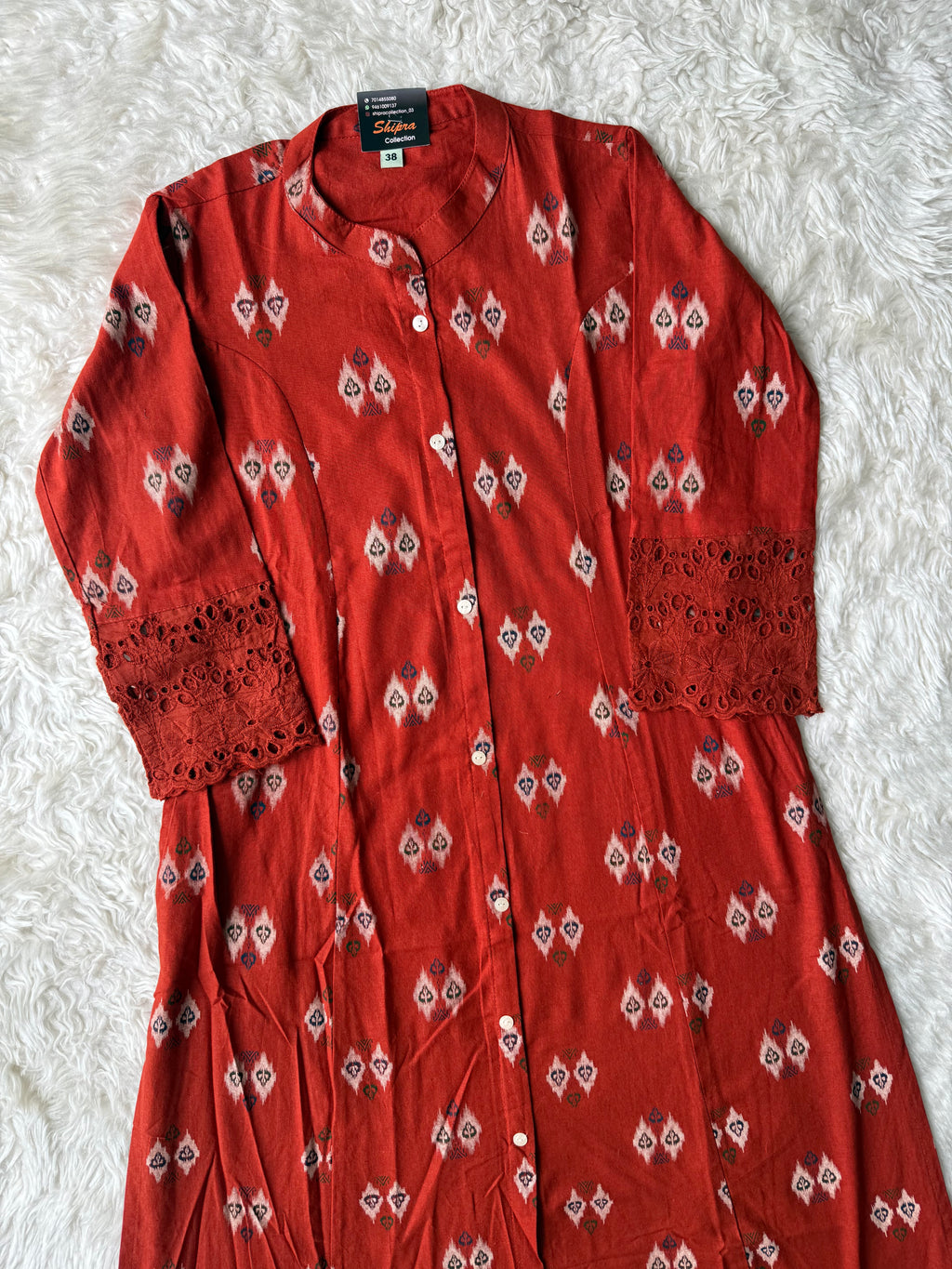Khadi Cotton Aline kurti