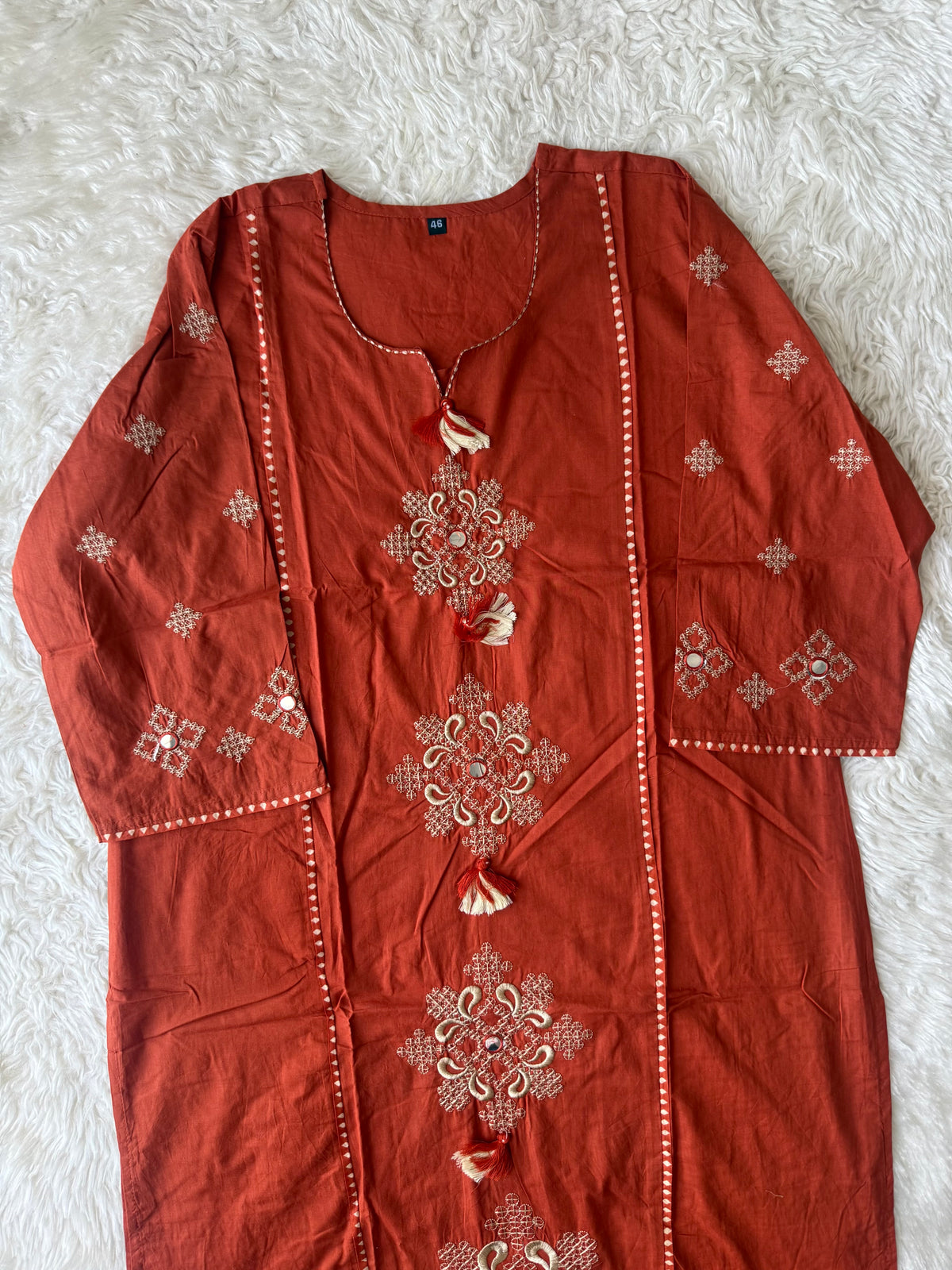Budget Friendly Kurti Pant Dupatta Set