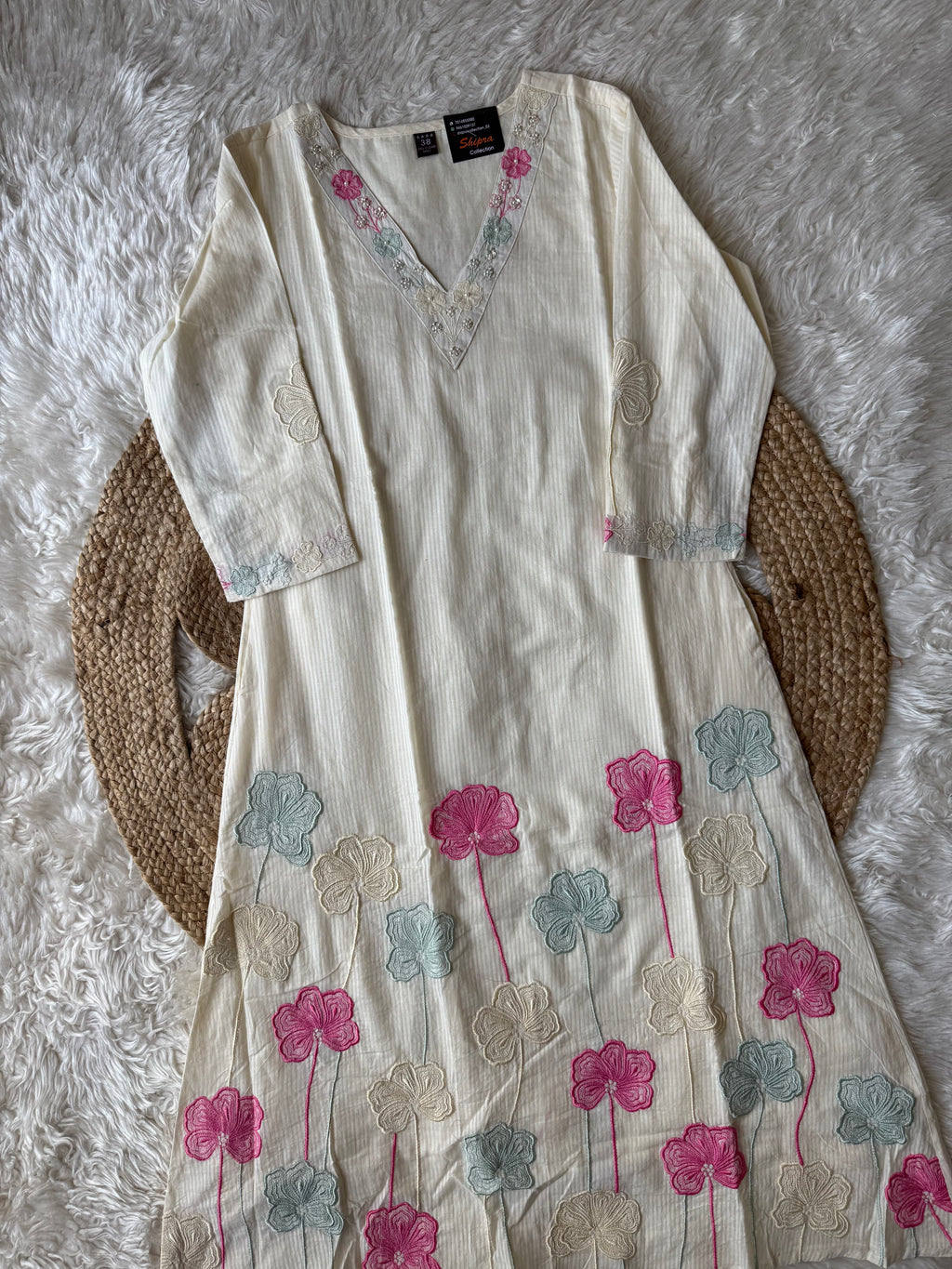 Mul Cotton Kurti Pant Dupatta Set