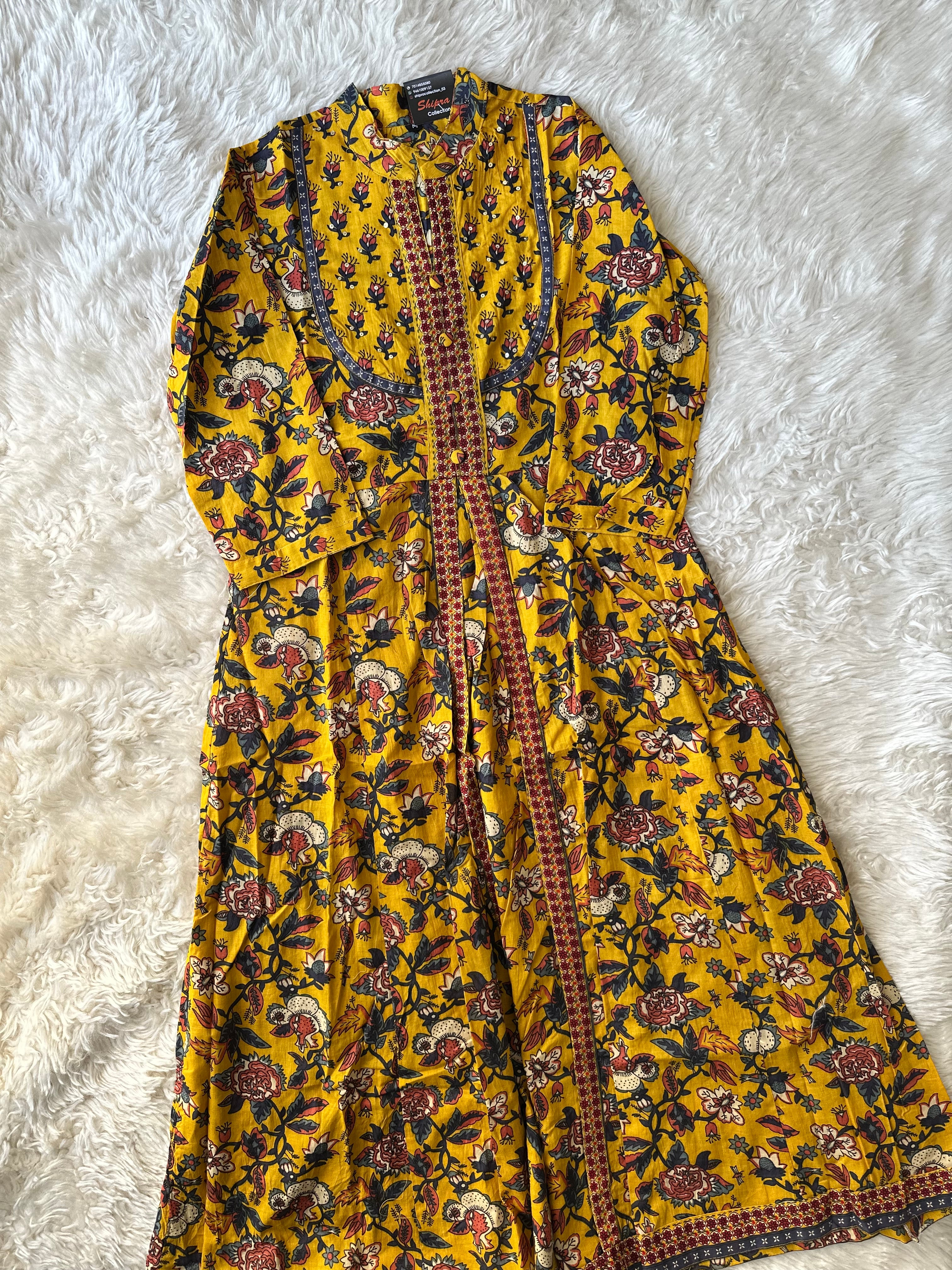 Budget Friendly FLARE Kurti Pant Dupatta Set