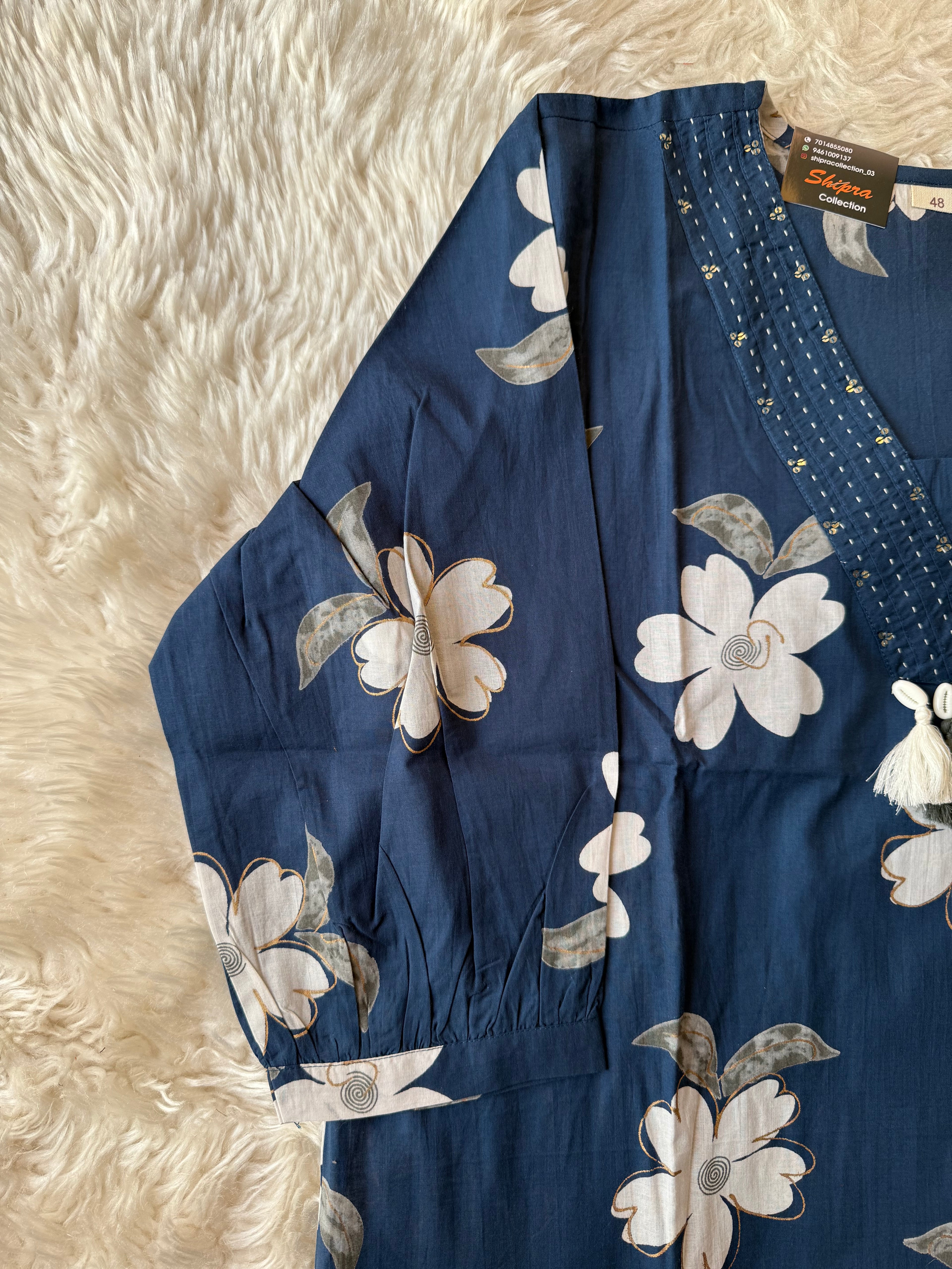 Premium Cotton Kurti Pant Dupatta Set