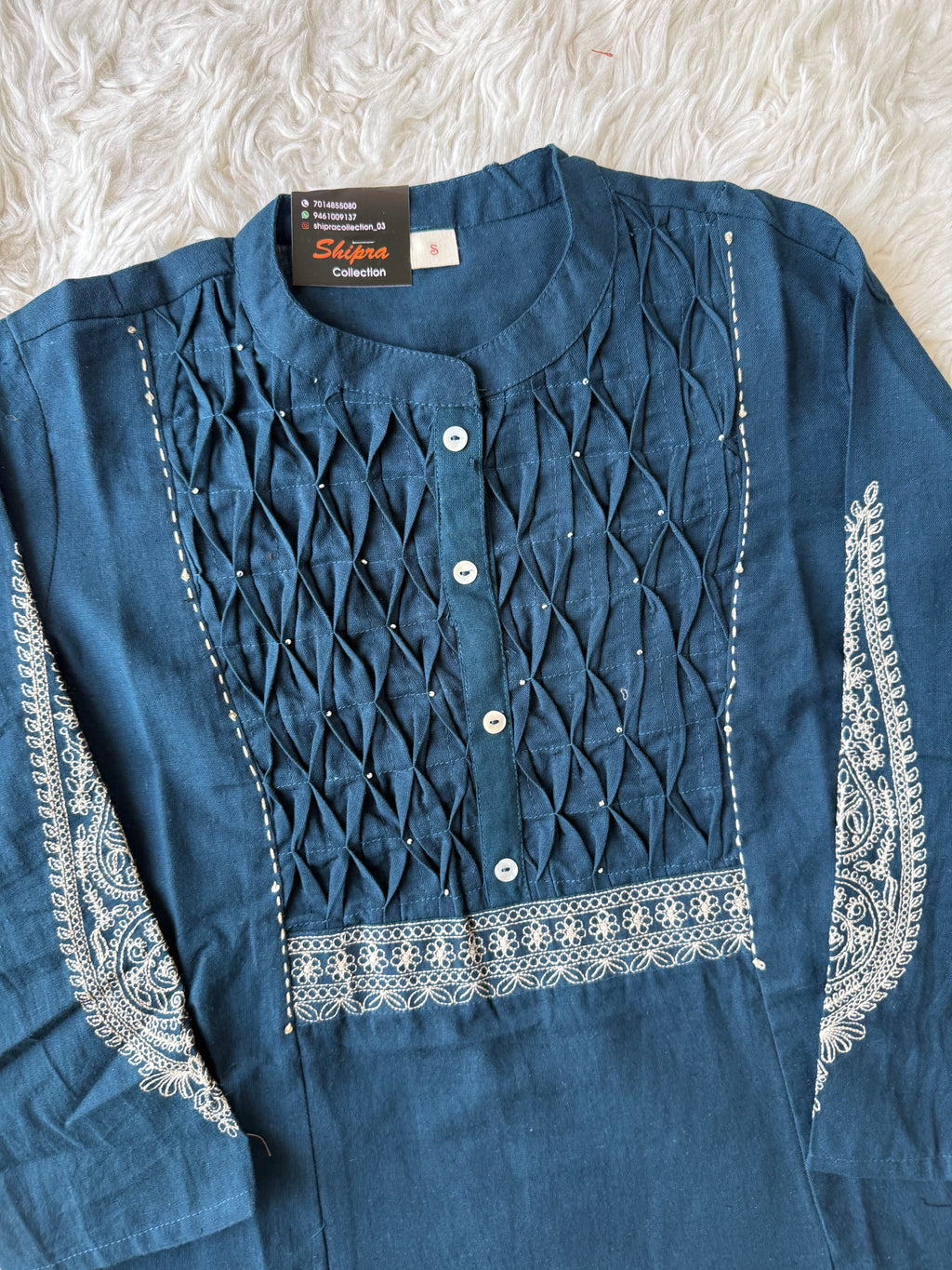 Khadi Cotton Short Kurti