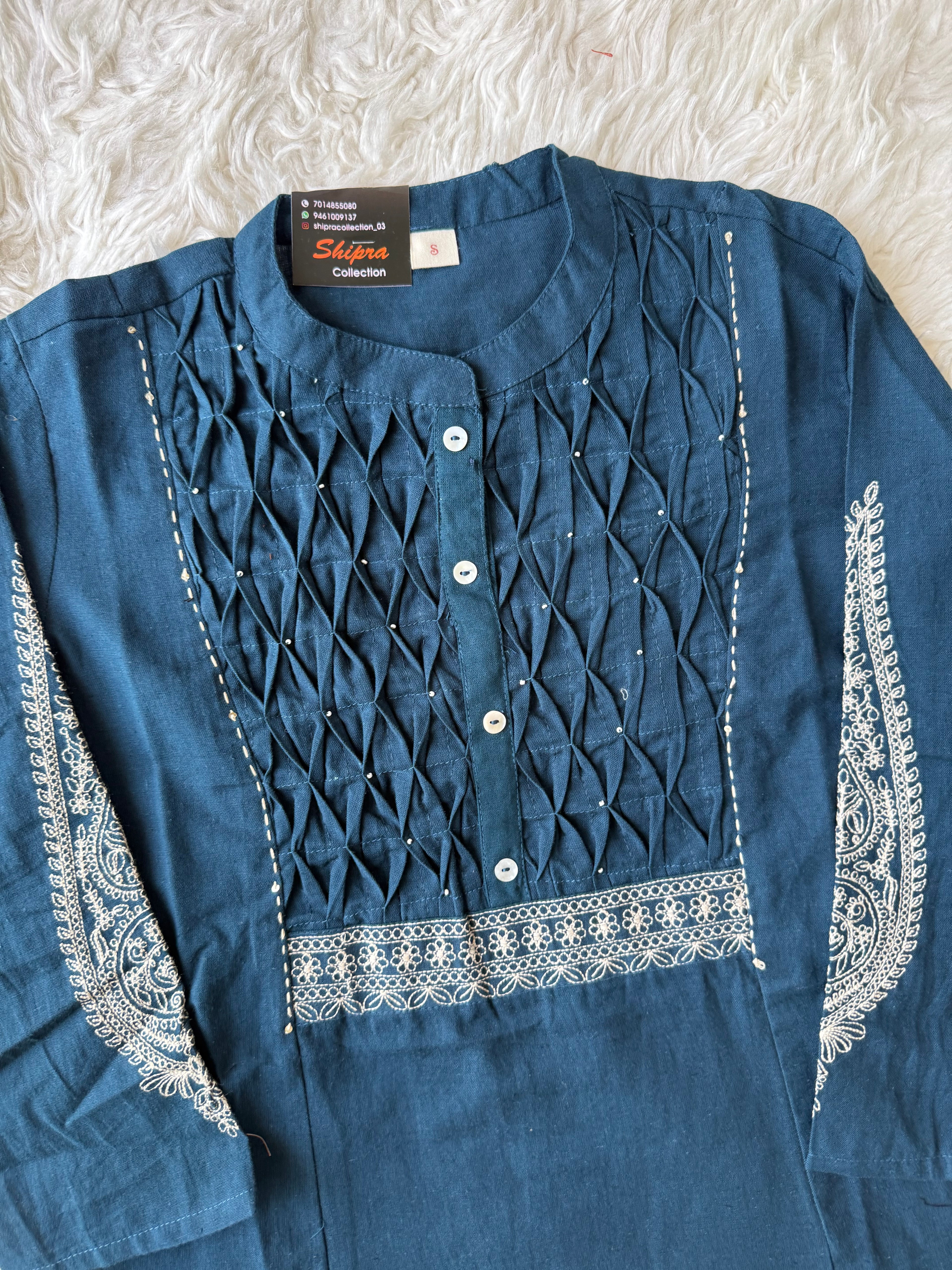 Khadi Cotton Short Kurti