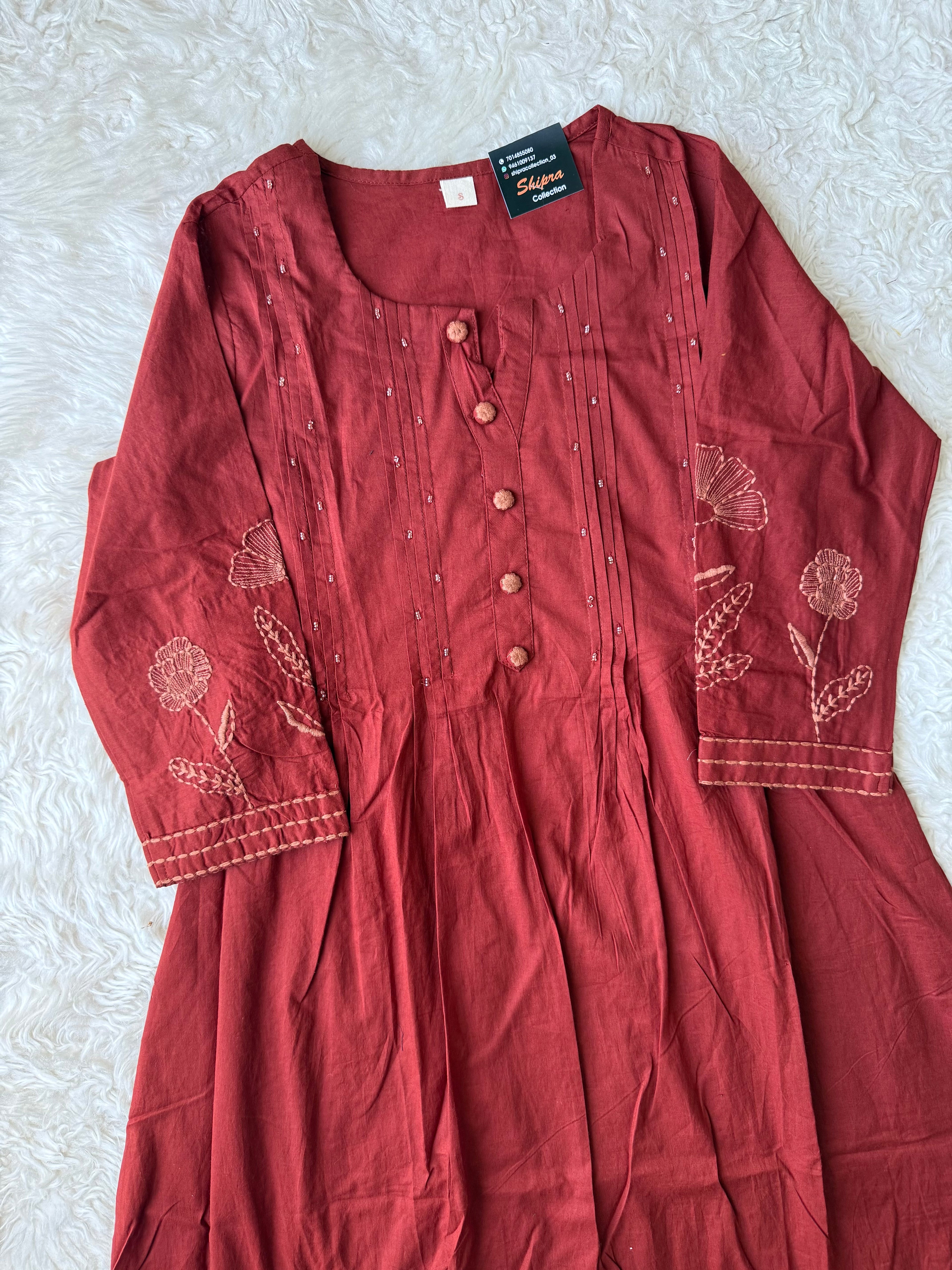 Premium Cotton Thread Work Collection
