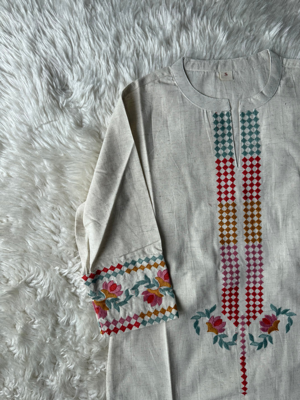 Khadi Cotton Short Kurti