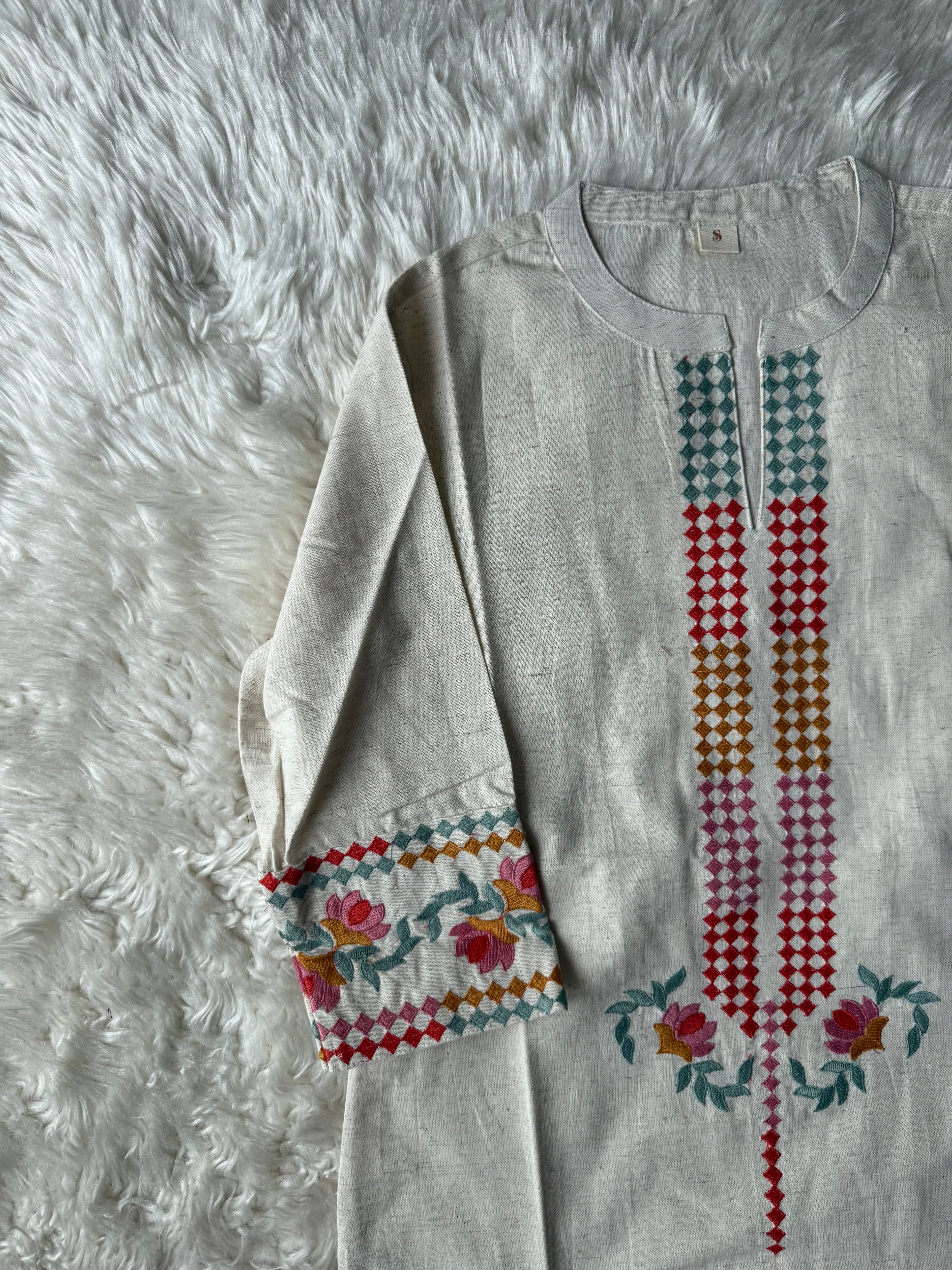 Khadi Cotton Short Kurti