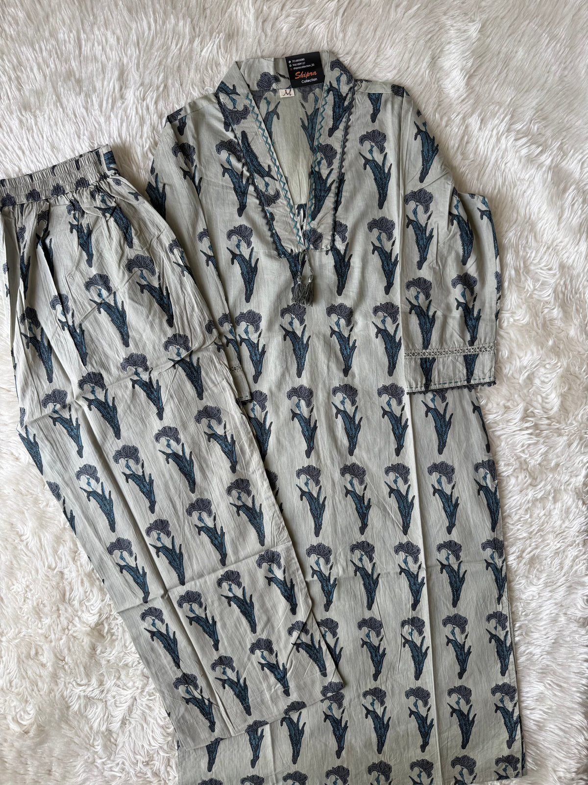 Premium Cotton Kurti Pant Set