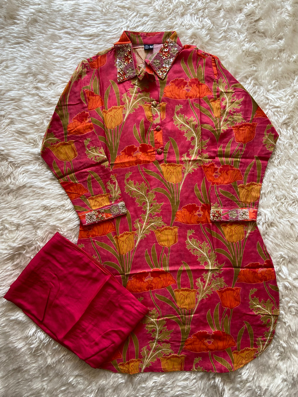 Premium Muslin Silk co-ord Set