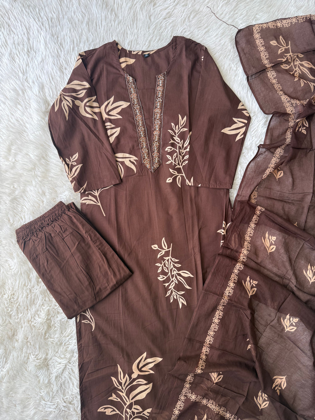 Budget Friendly Kurti Pant Dupatta Set