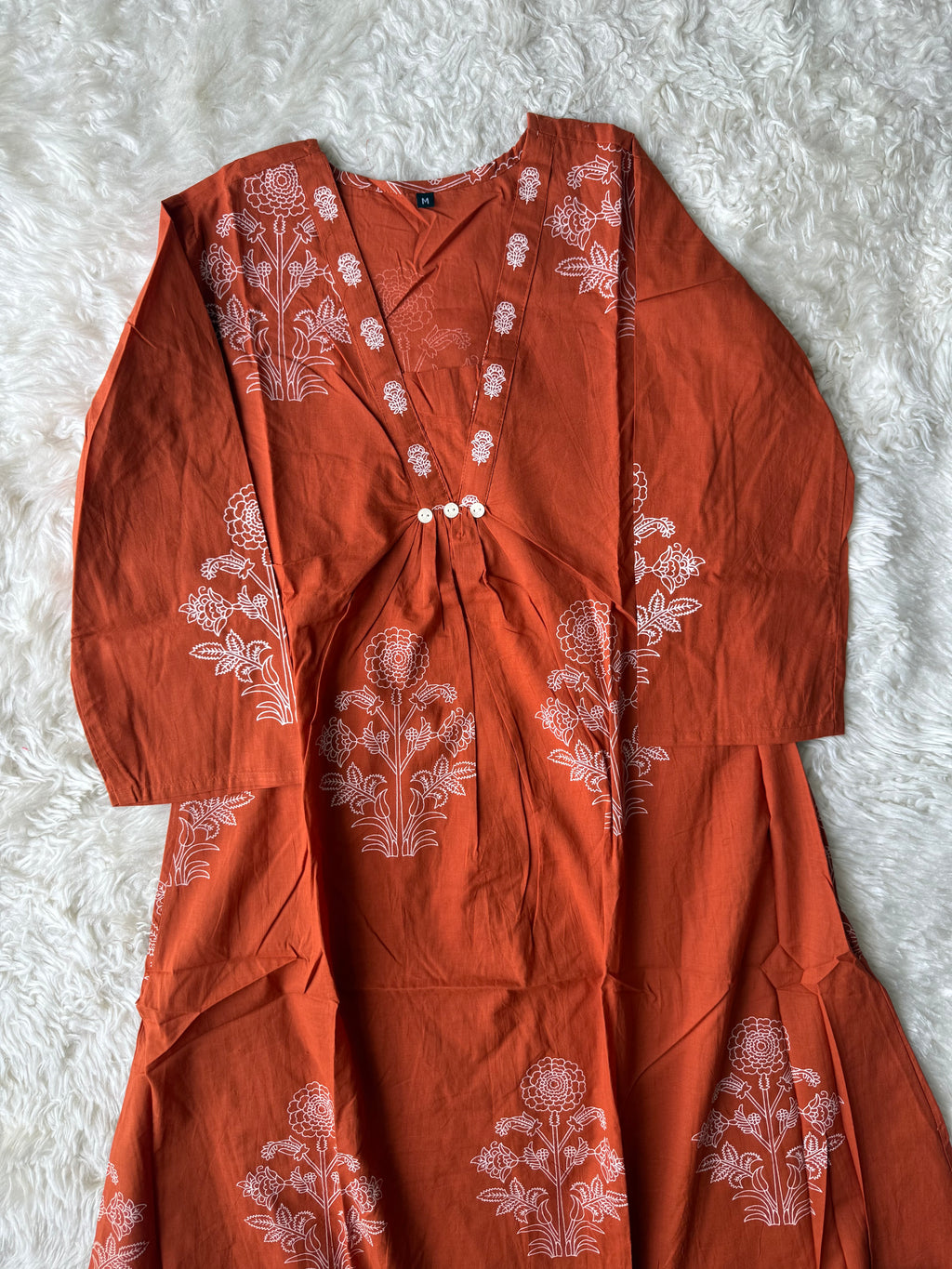 Cotton FLARE Kurti Pant Set