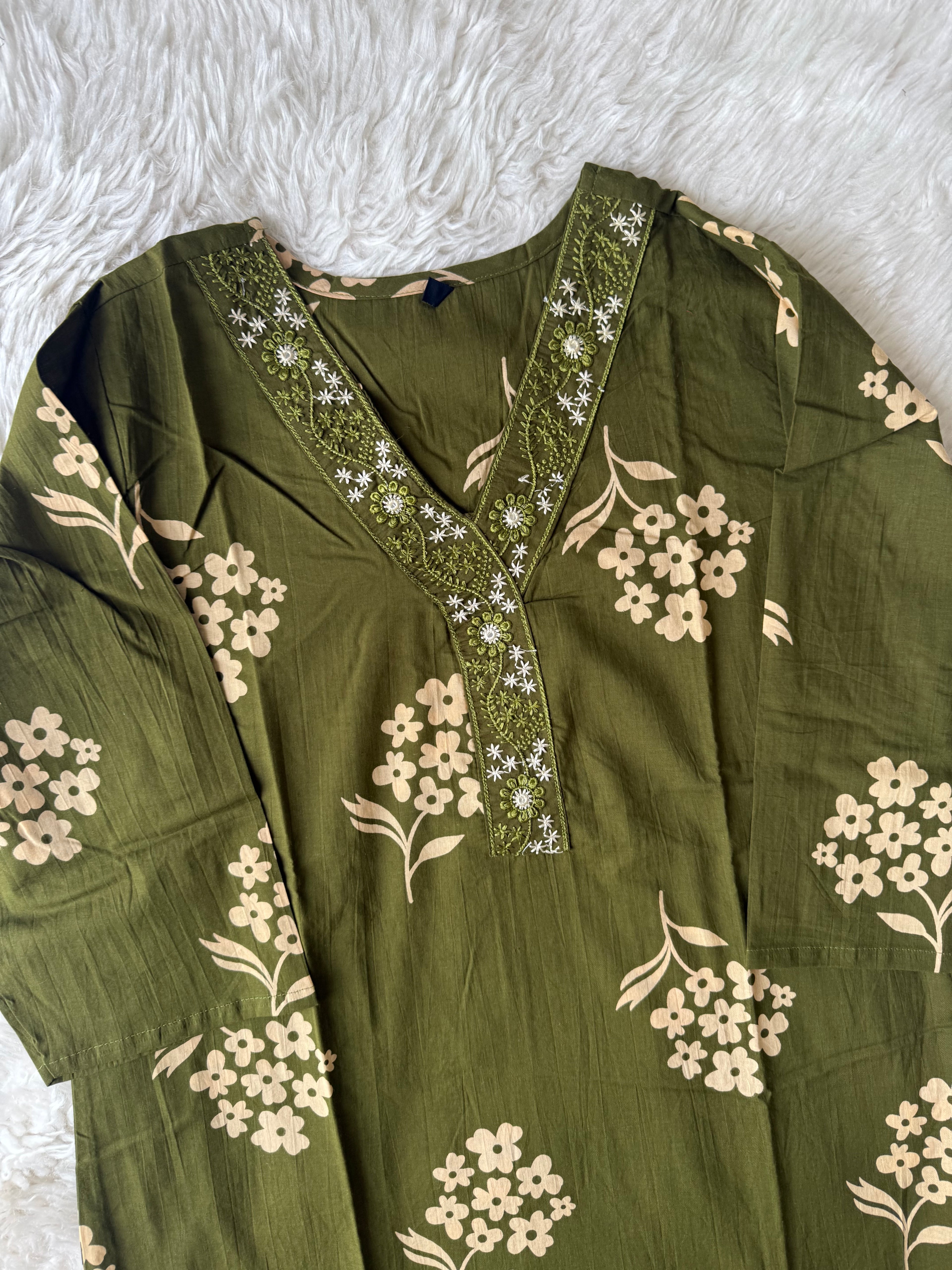 Budget Friendly Kurti Pant Dupatta Set