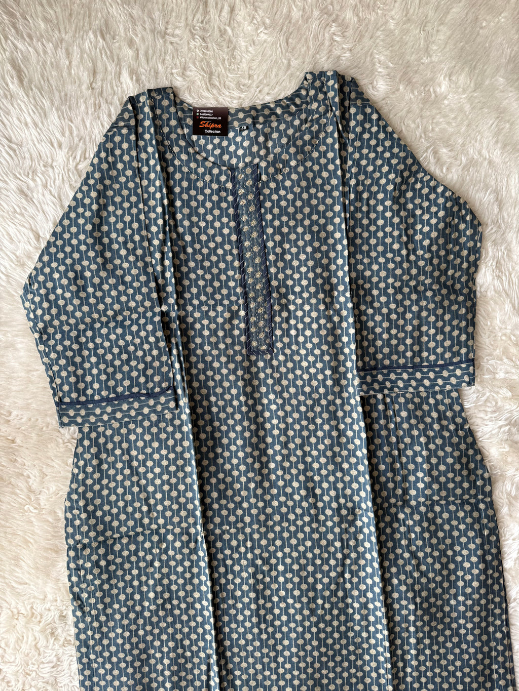 Pure Muslin Silk kurti