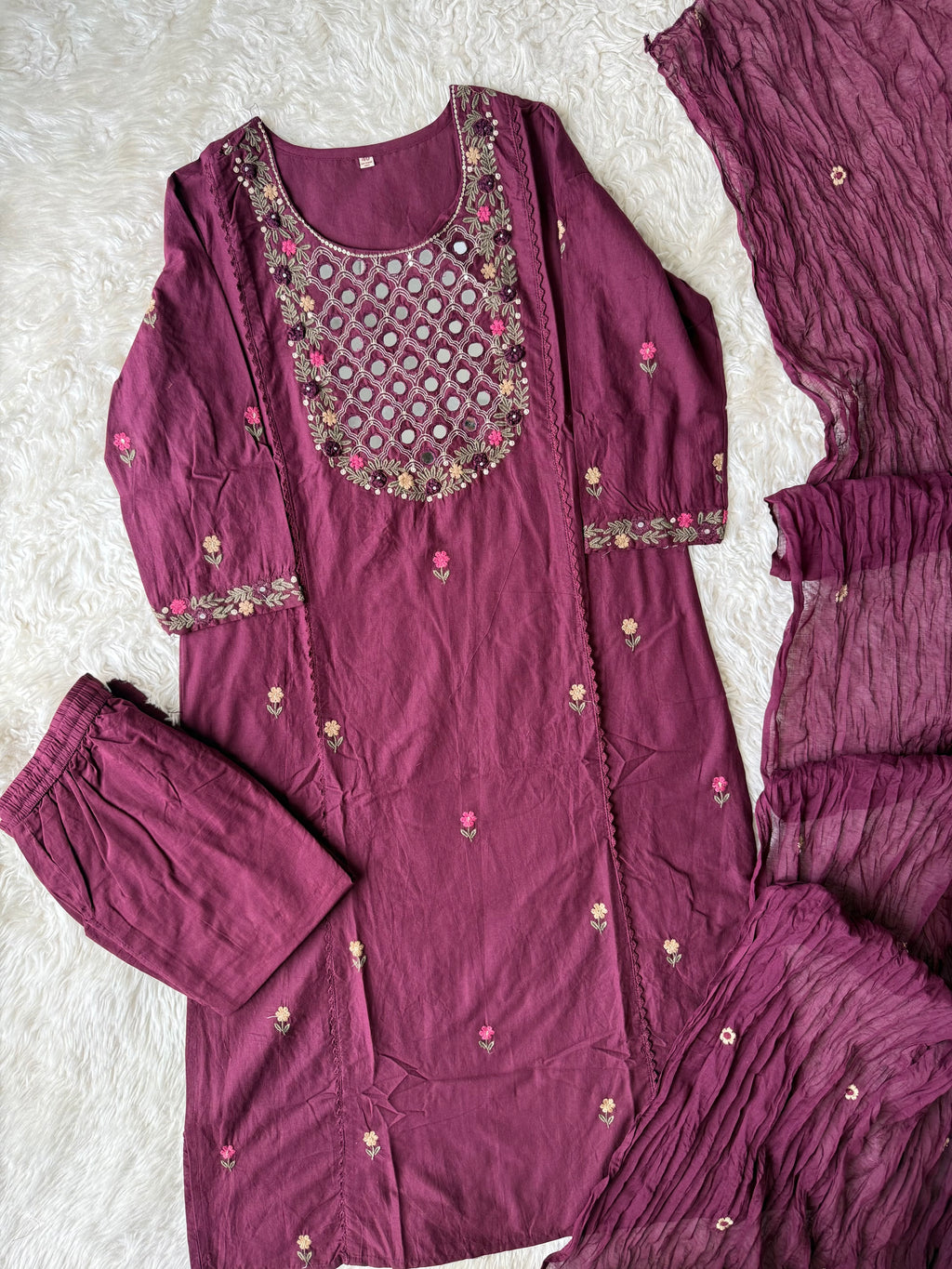 Premium Cotton Thread Work Collection