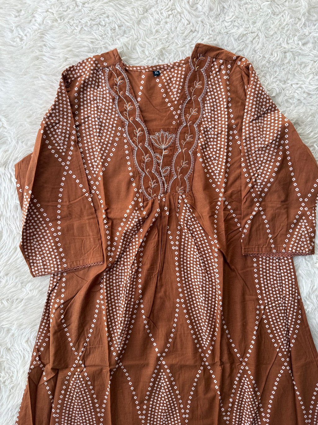 Cotton FLARE Kurti Pant Set