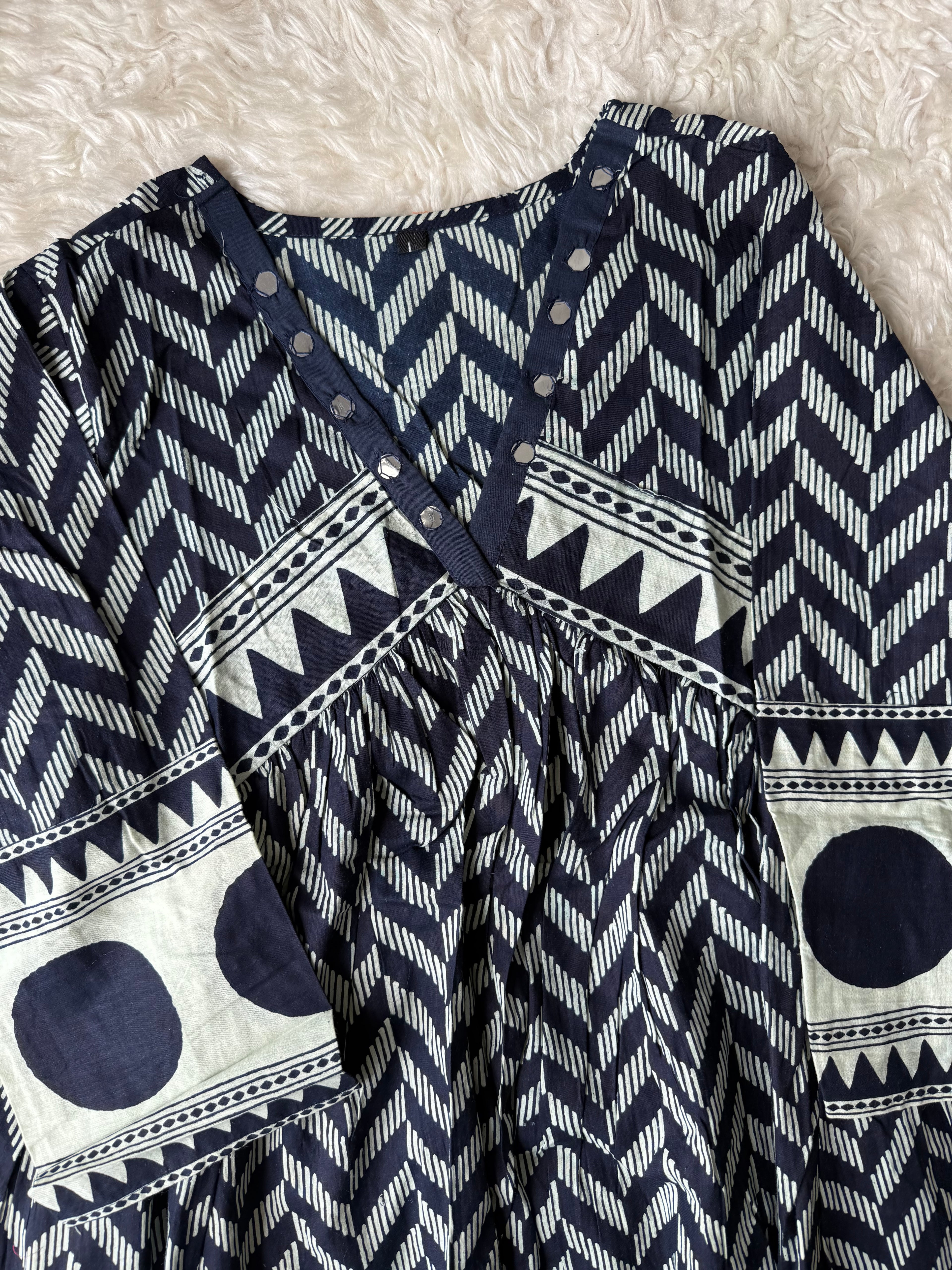 Cotton FLARE Kurti Pant Set