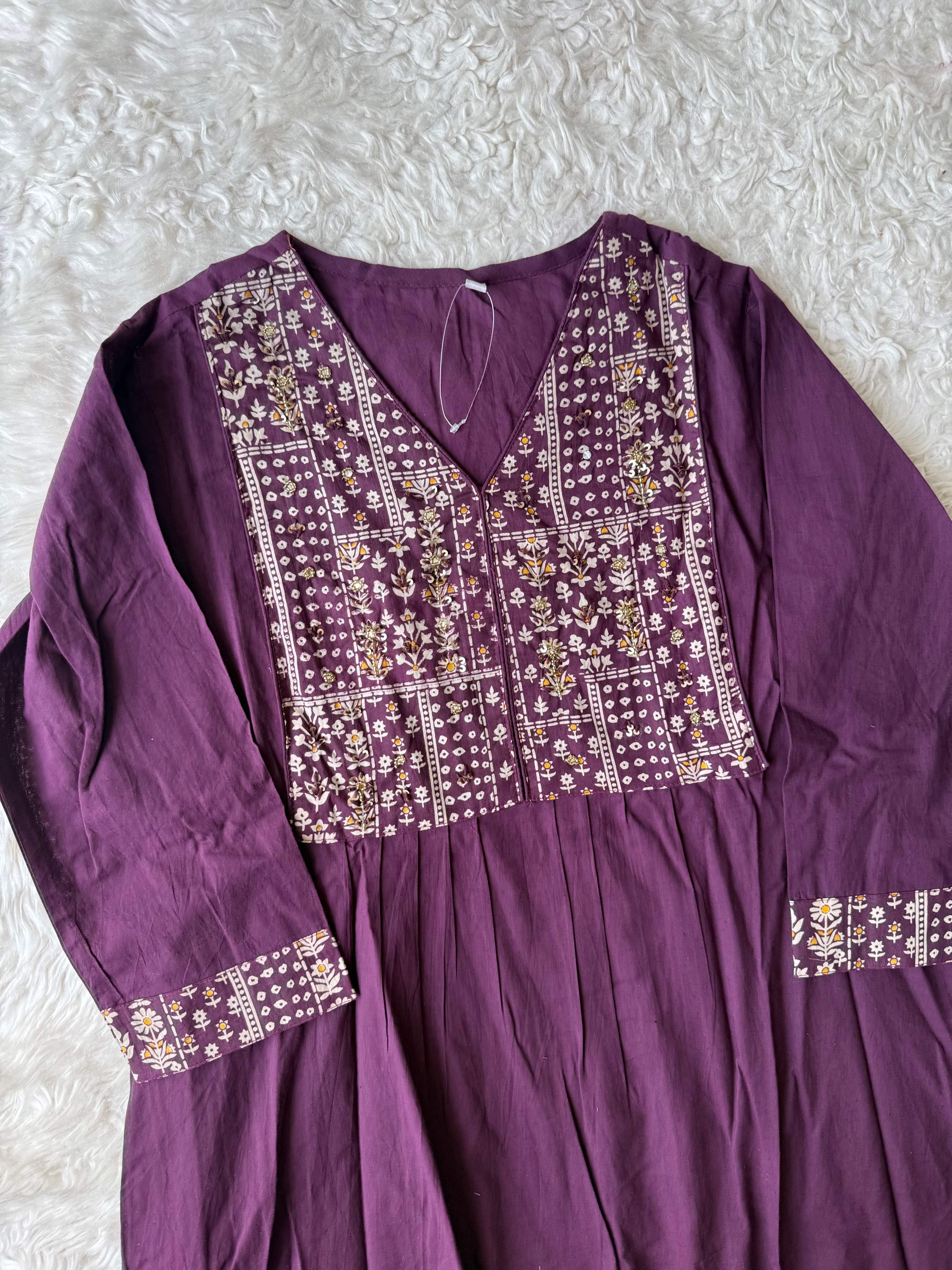 Premium Cotton Kurti Pant Dupatta Set