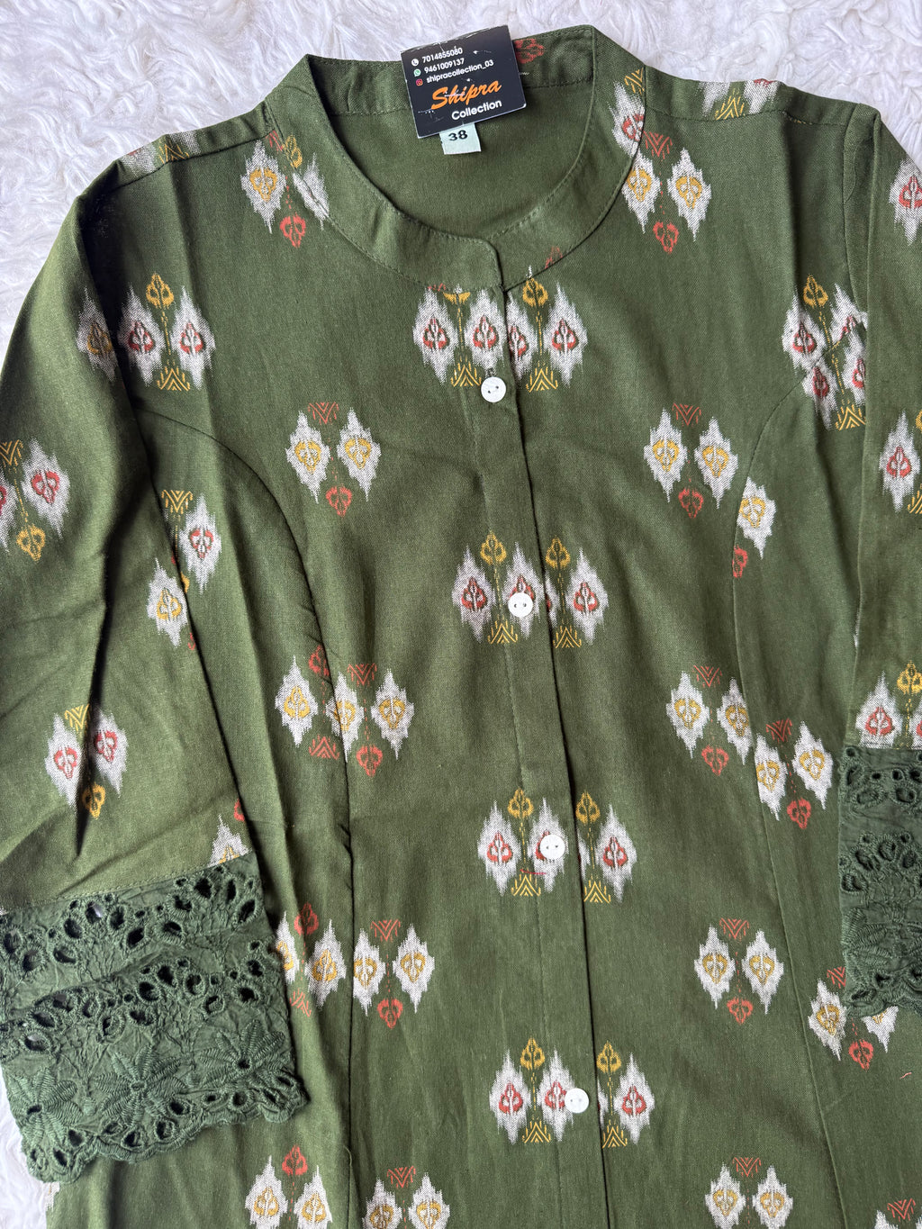 Khadi Cotton Aline kurti