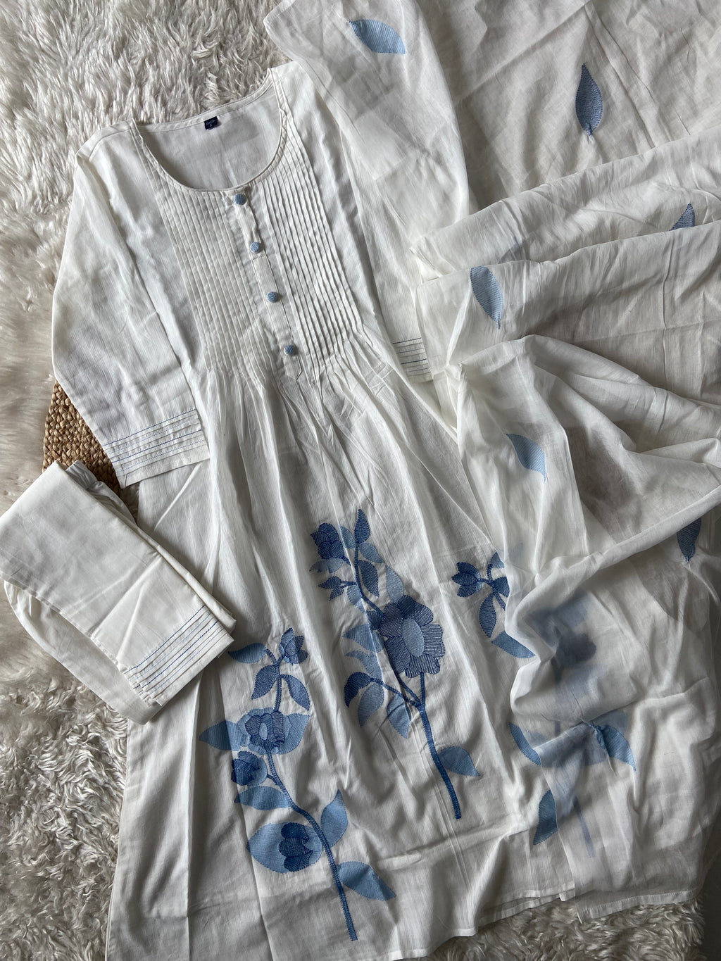 Premium Mul Cotton Thread Work Collection