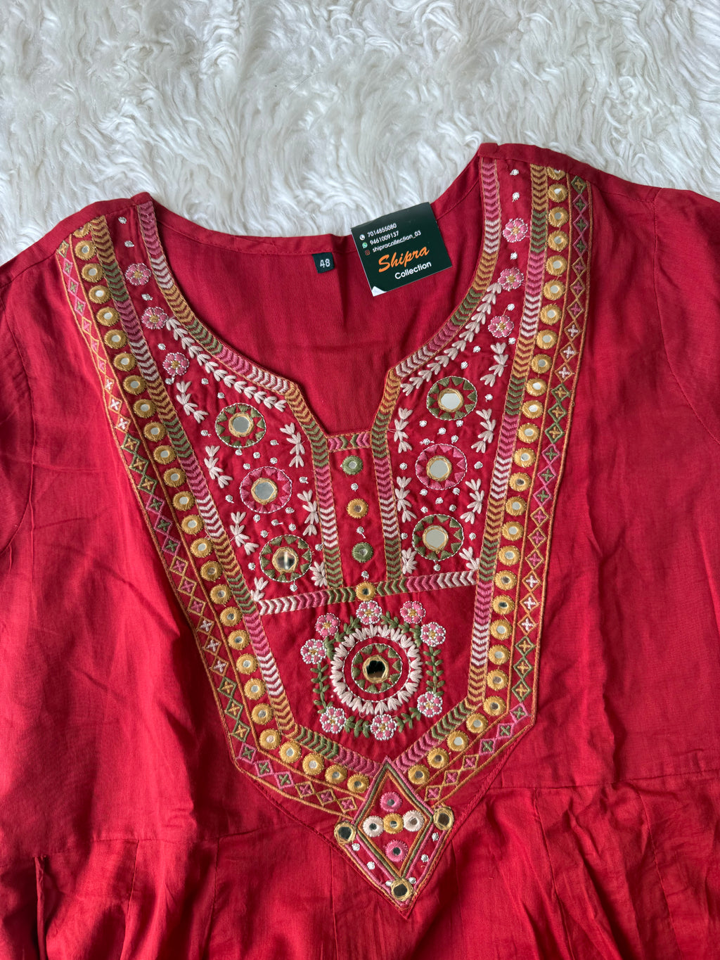 Premium Cotton FLARE Kurti Pant Dupatta Set