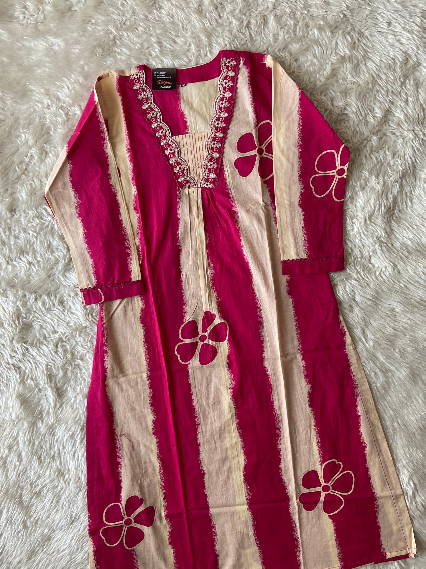 Premium Cotton Kurti Pant Dupatta Set