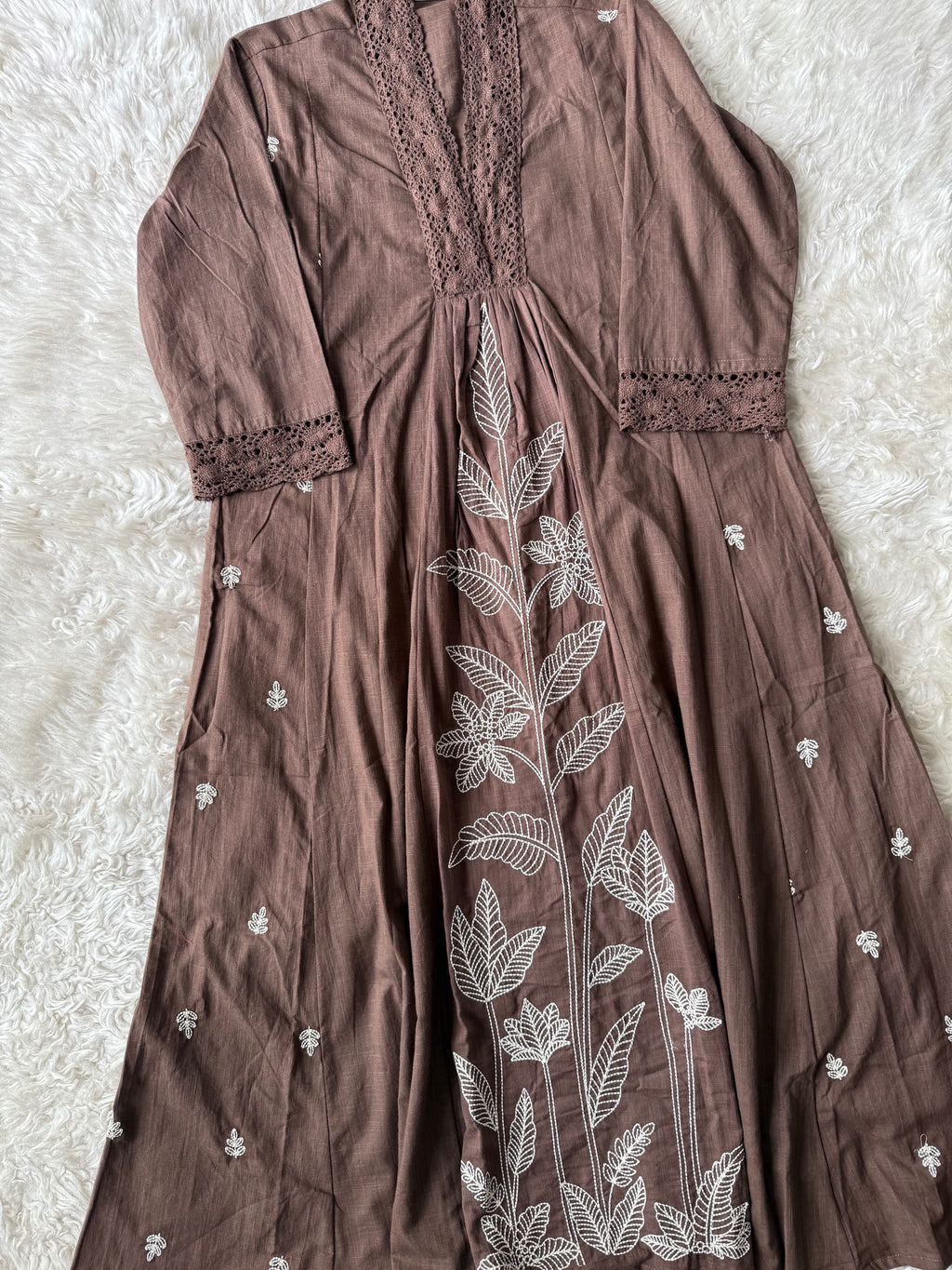 Khadi Cotton Kurti Pant Set