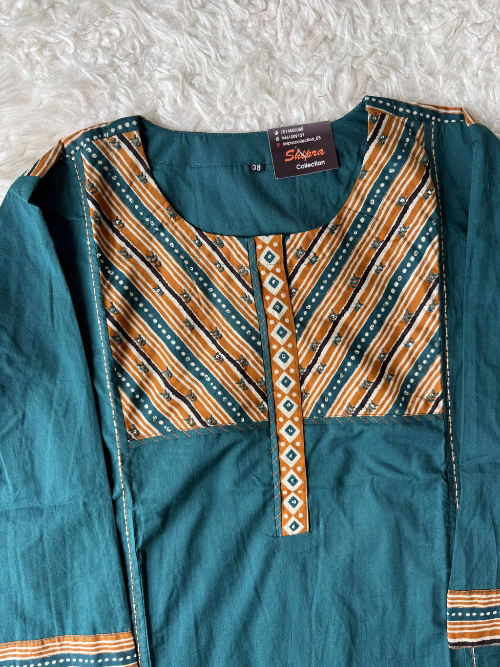 Premium Cotton Kurti Pant Dupatta Set